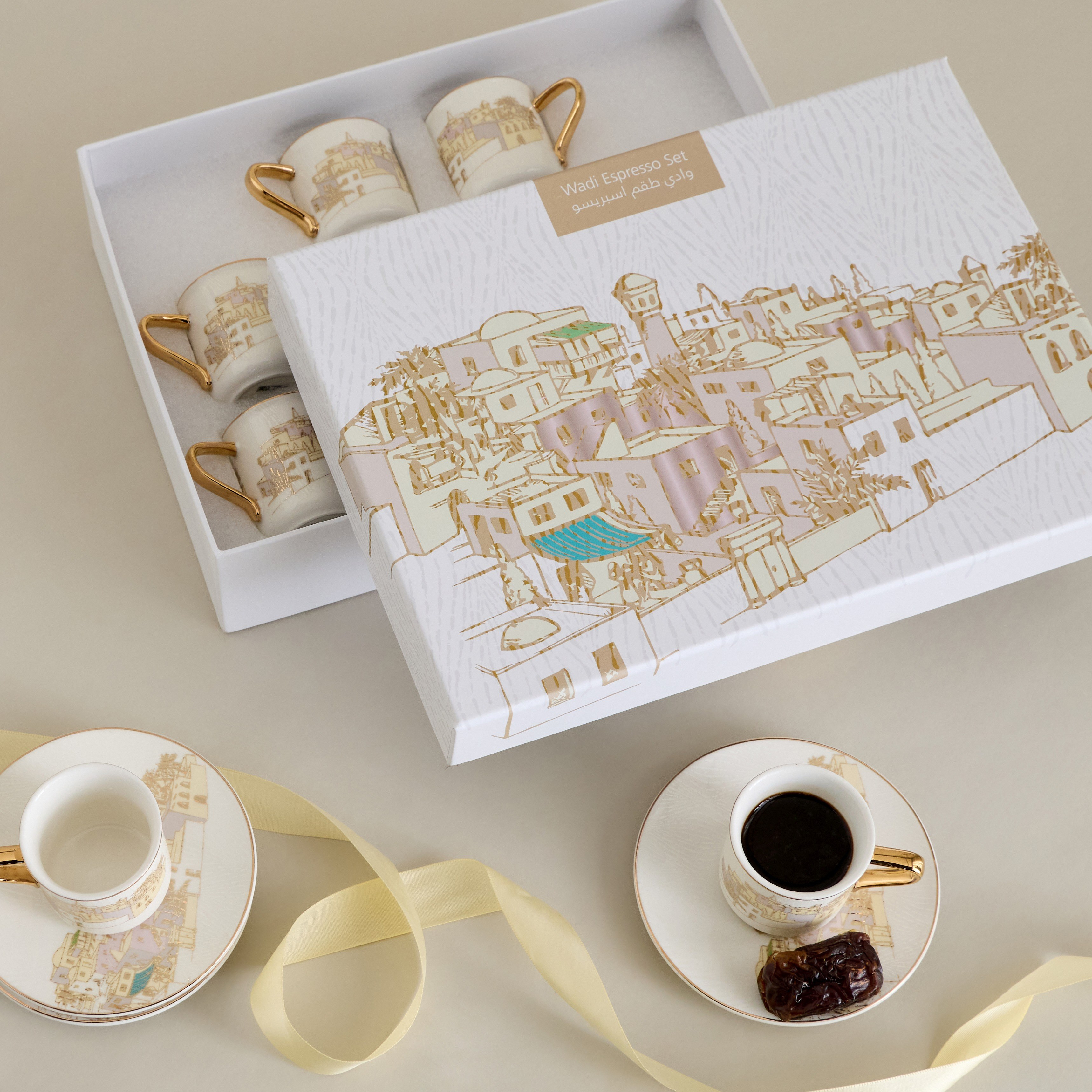 طقم إسبريسو بورسلين 12 قطعة - وادي - 6 أفراد-household-dining-teaandcoffee-teaandcoffeesets-image-5