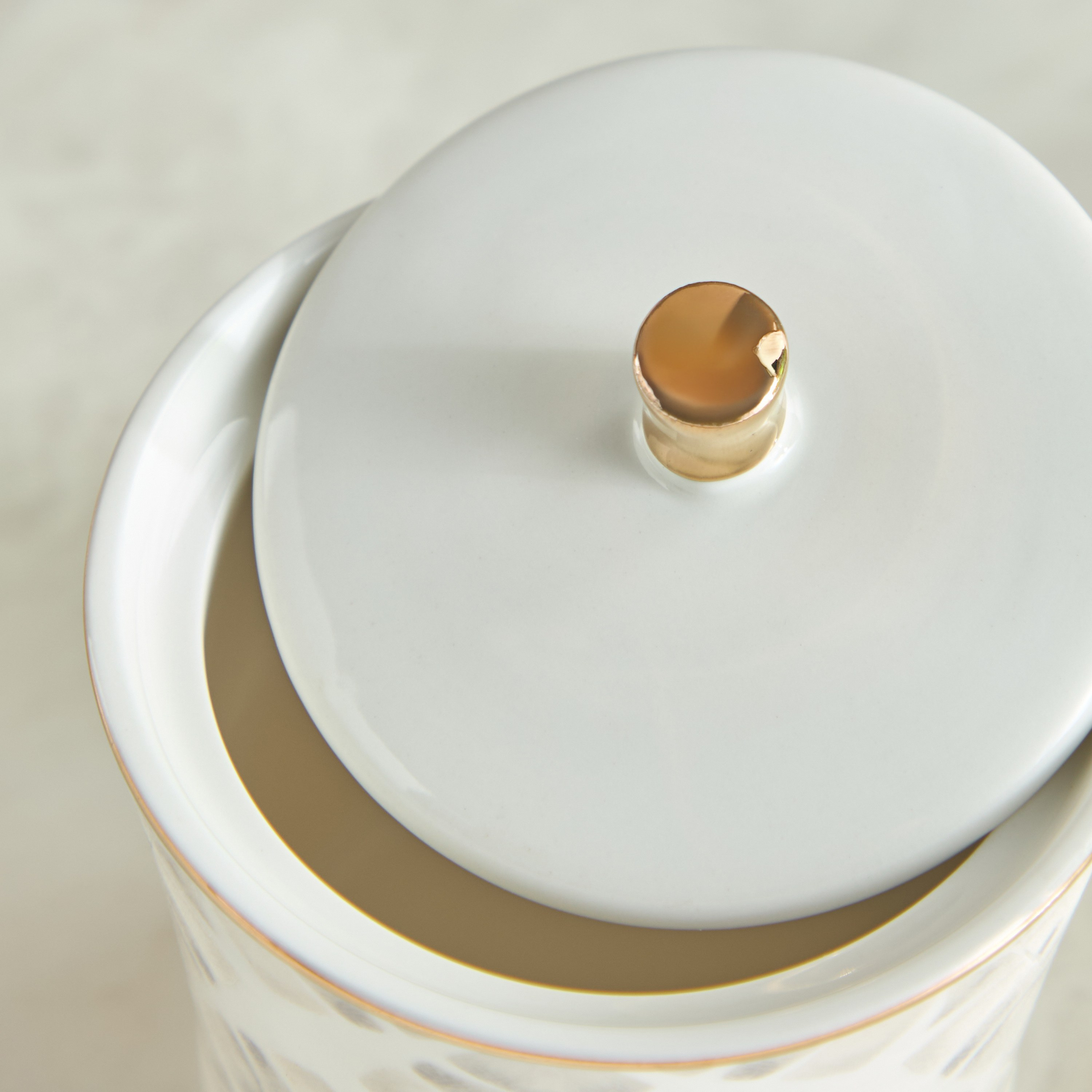 Nur Porcelain Sugar Pot with Lid - 180 ml-household-kitchen-foodstorage-pantryandstorage-image-3