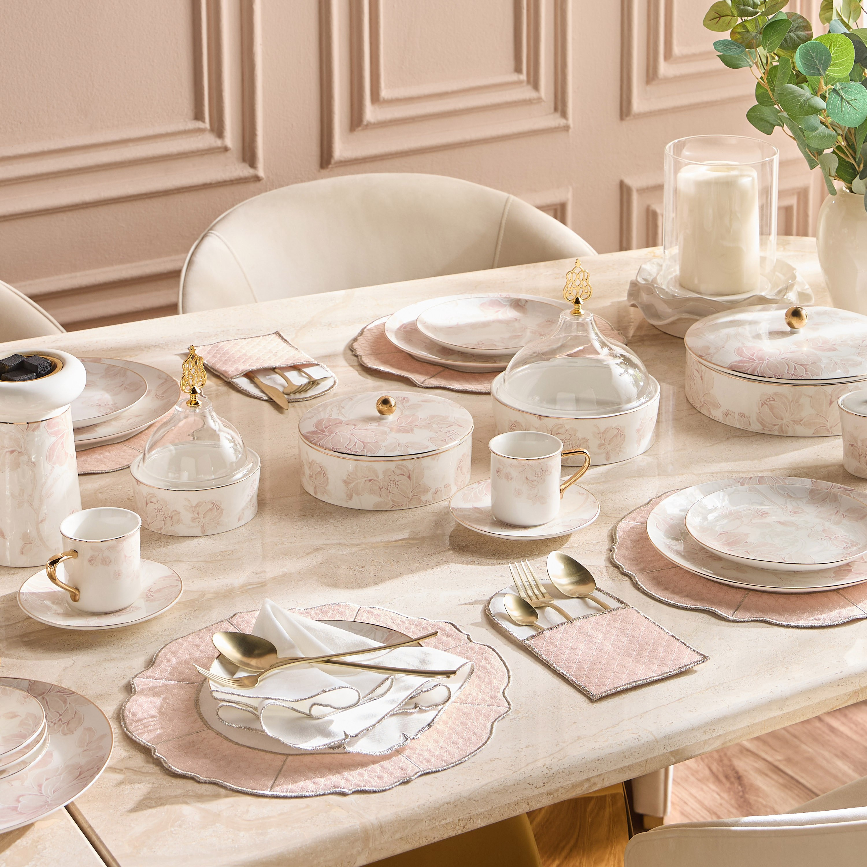 Raqiya Porcelain Date Saucer with Lid - 12.5 cm-household-dining-dinnerware-bowls-image-4