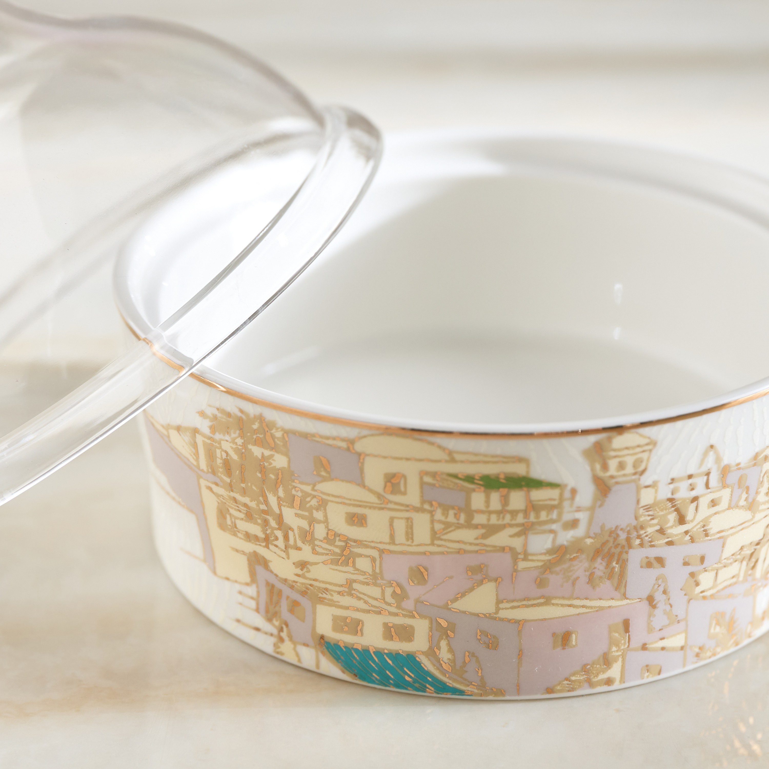وعاء تمر بورسلان بغطاء - وادي - 13 سم-household-dining-dinnerware-bowls-image-3