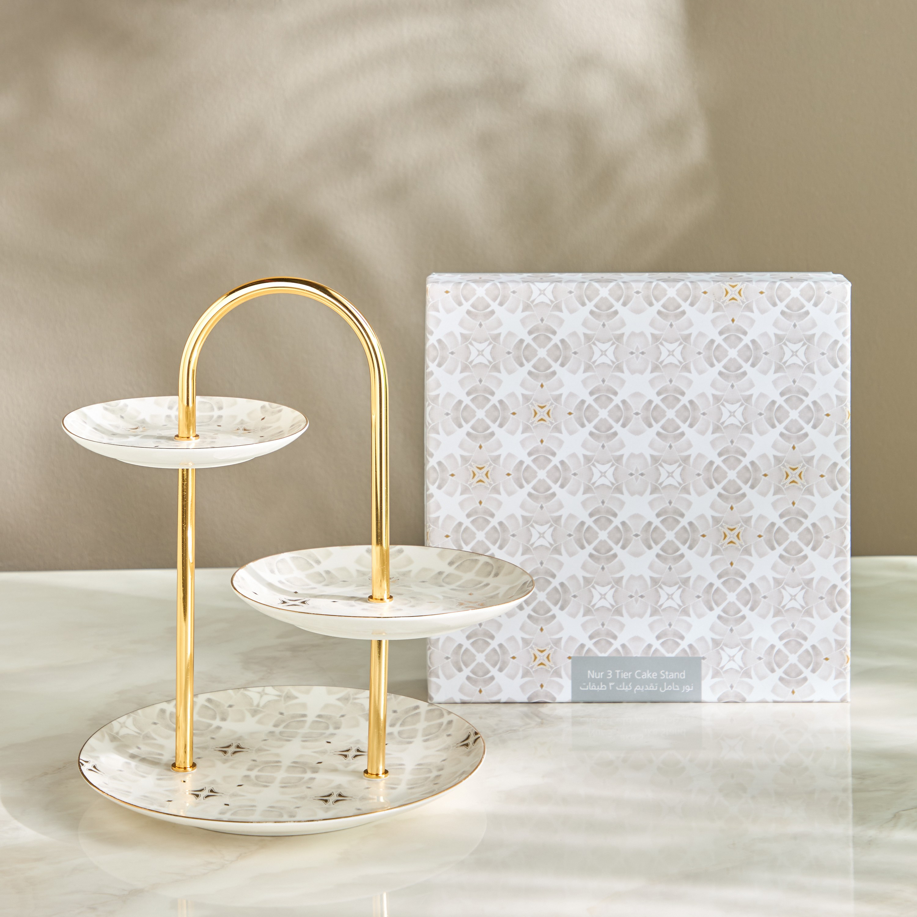 Nur 3-Tier Cake Stand - 19 cm-household-giftingaccessories-giftings-image-4