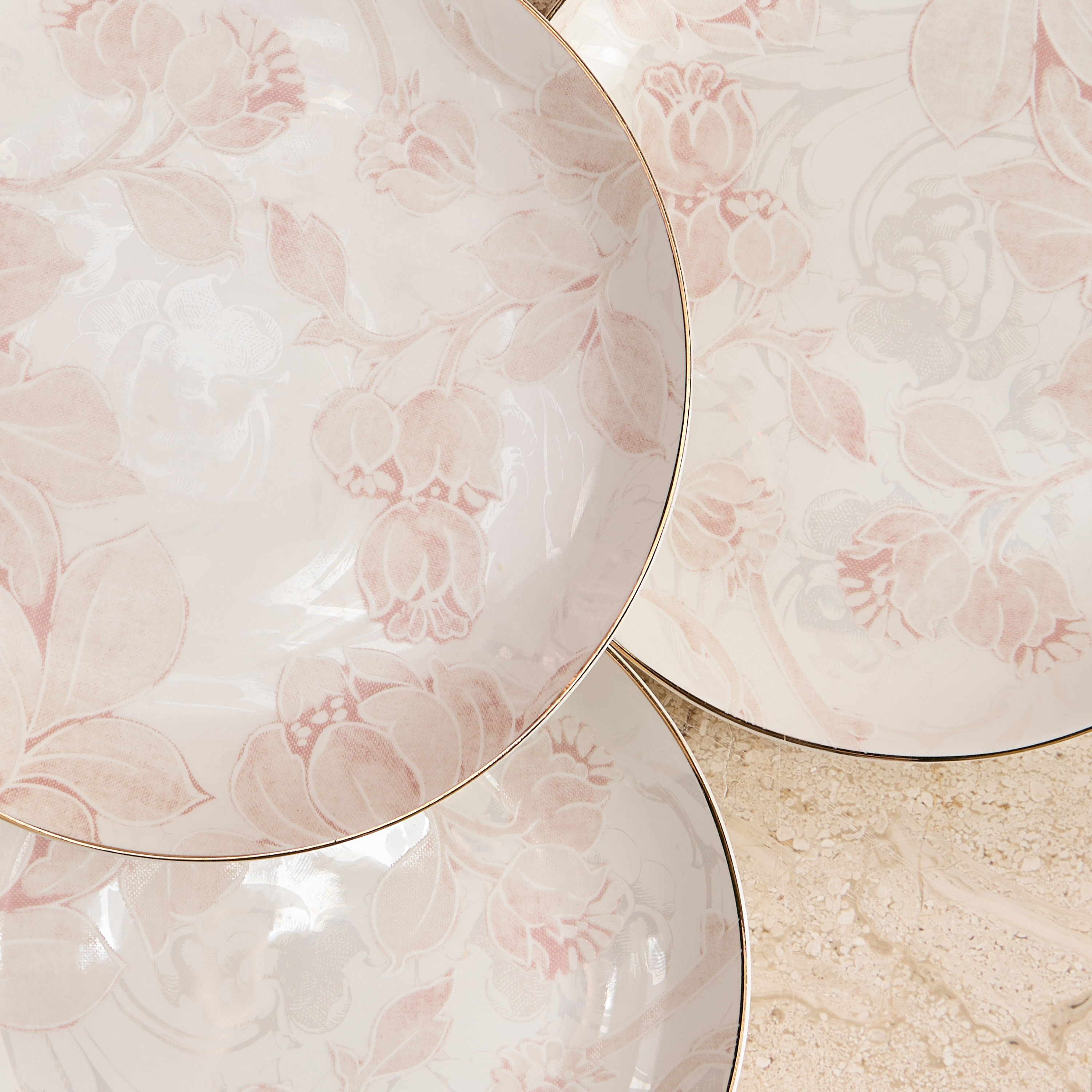 Raqiya 4-Piece Porcelain Appetizer Plate Set - 19 cm-household-dining-dinnerware-plates-image-3