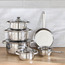 Mahira 10-Piece Stainless Steel Cookware Set-household-kitchen-cookware-cookwareandsets-image-1
