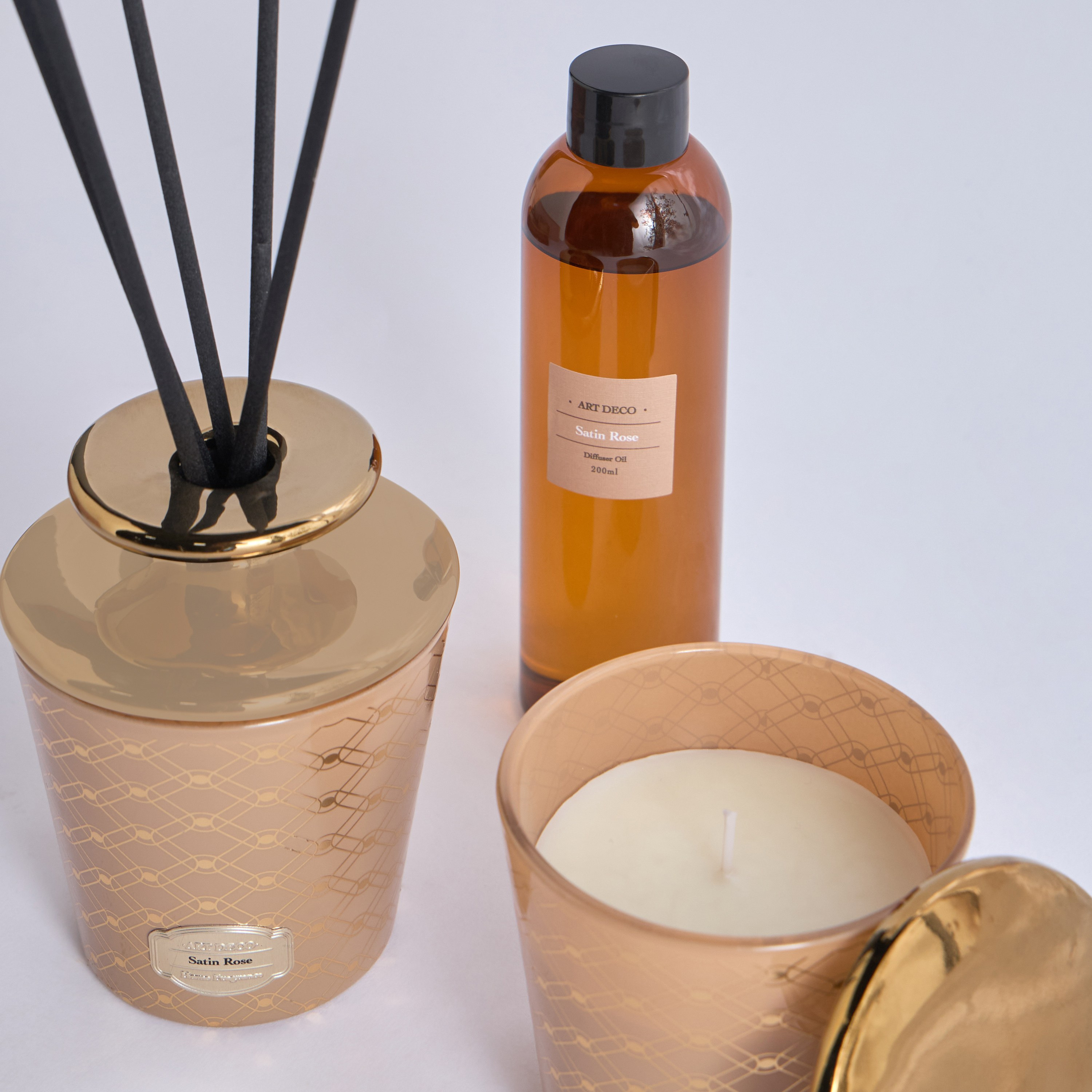Art Deco 3-Piece Satin Rose Fragrance Gift Set-household-homefragrance-fragrancegiftset-image-3