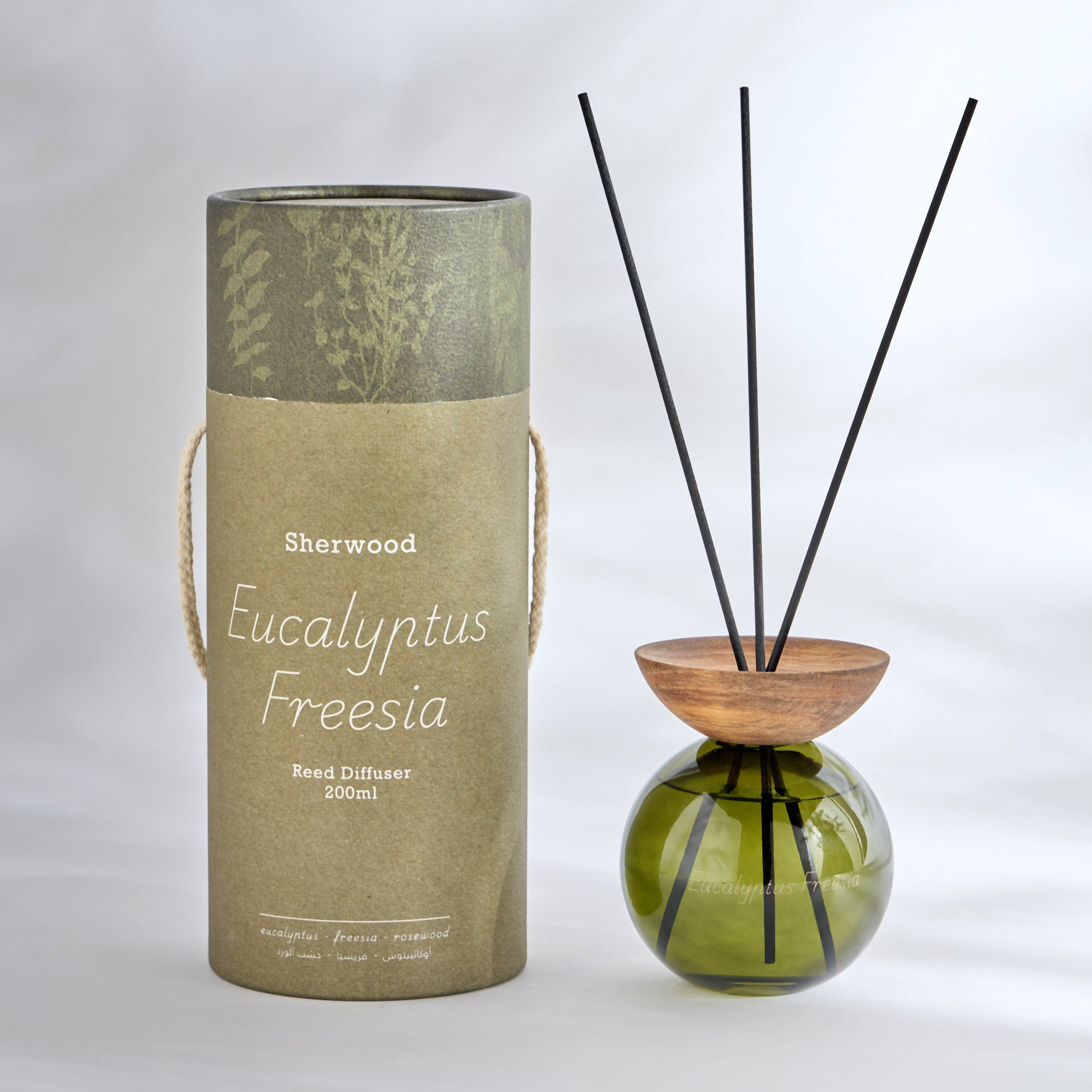 موزع عطور بالأعواد بالأوكالبتوس والفريزيا - شيروود - 200 مل-household-homefragrance-reeddiffusers-image-2