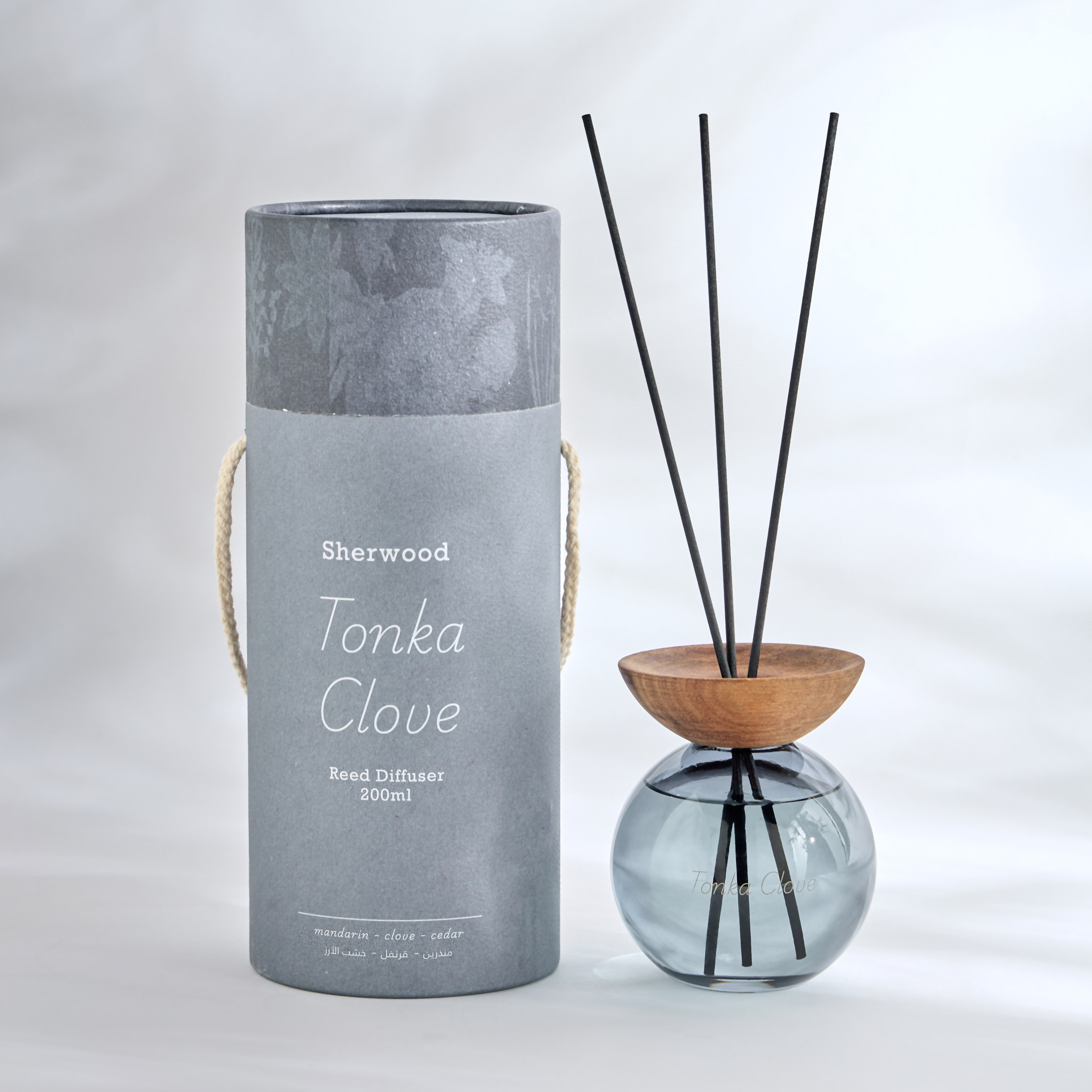 Sherwood Spicy Tonka Clove Reed Diffuser - 200 ml-household-homefragrance-reeddiffusers-image-2