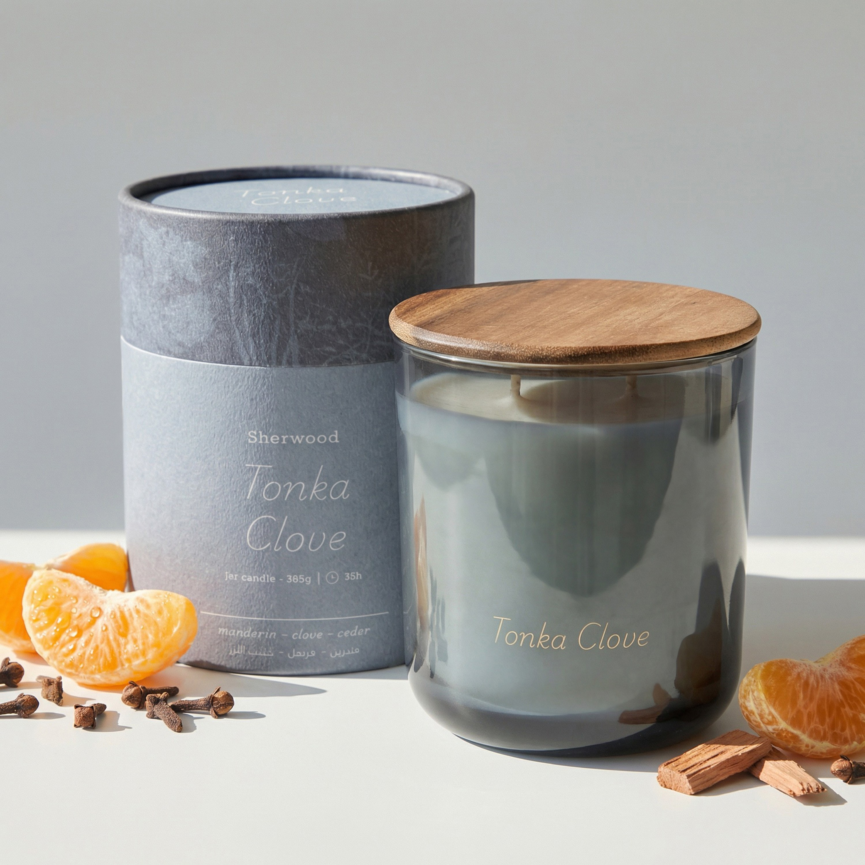 Sherwood Tonka Clove Scented Jar Candle - 35 h-household-homefragrance-candles-image-2