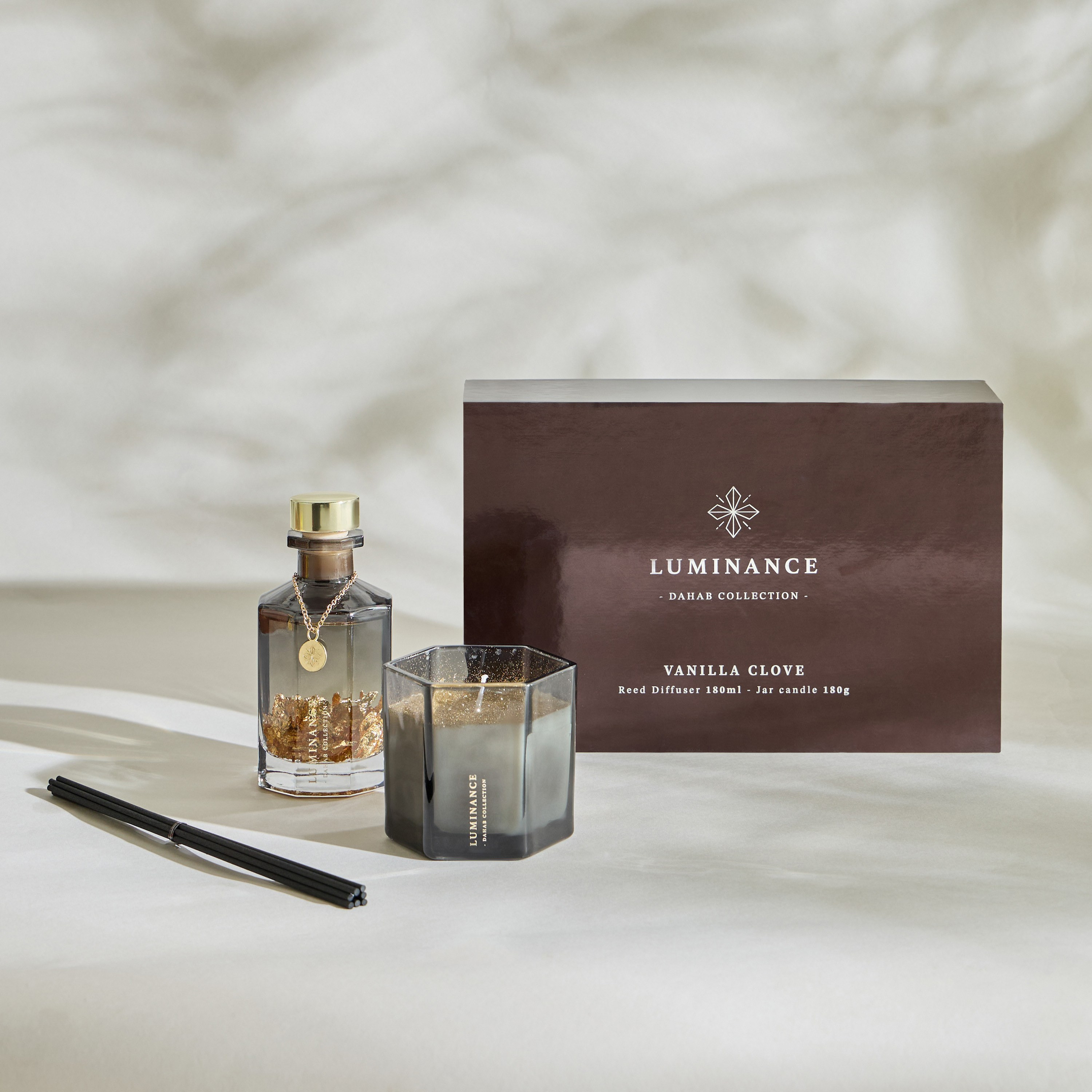 Dahab Clove Smoke Scented Jar Candle and Reed Diffuser Gift Set-household-homefragrance-fragrancegiftset-image-2