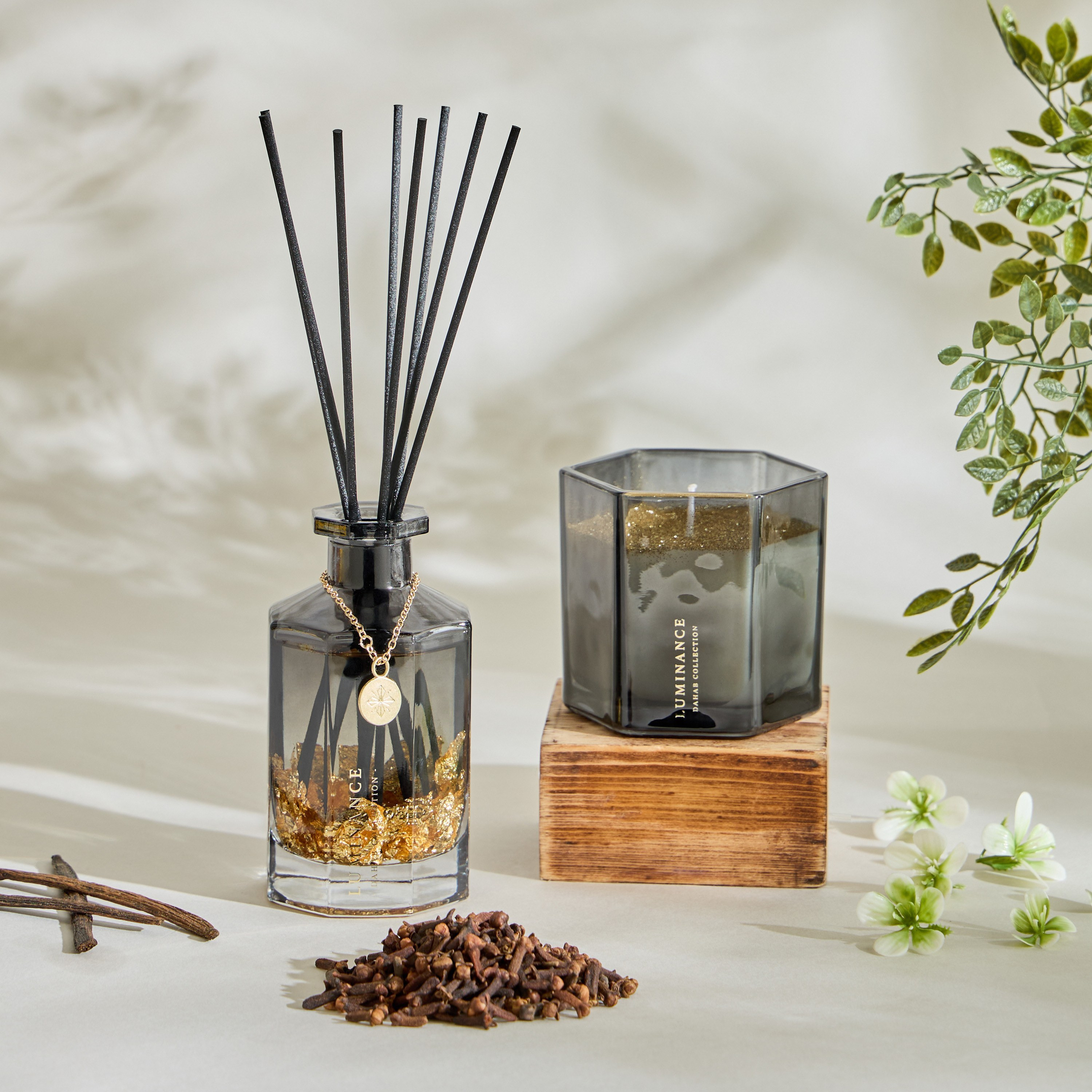Dahab Clove Smoke Scented Jar Candle and Reed Diffuser Gift Set-household-homefragrance-fragrancegiftset-image-4