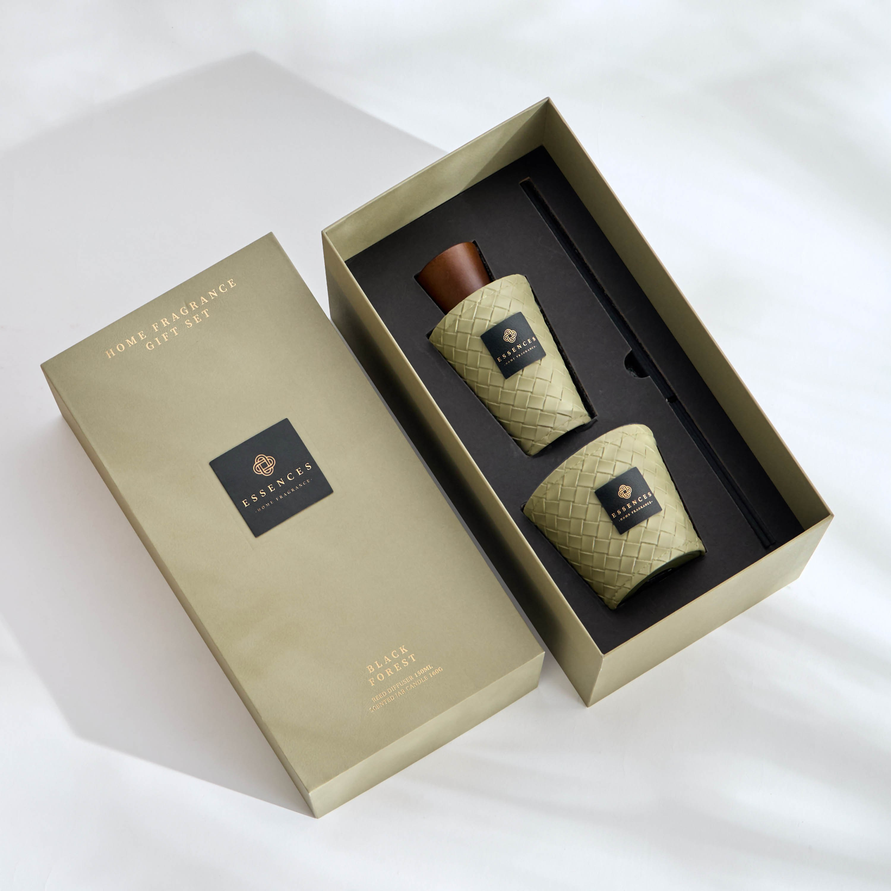 Essenza Black Forest Scented Jar Candle and Reed Diffuser Gift Set-household-homefragrance-candles-image-2