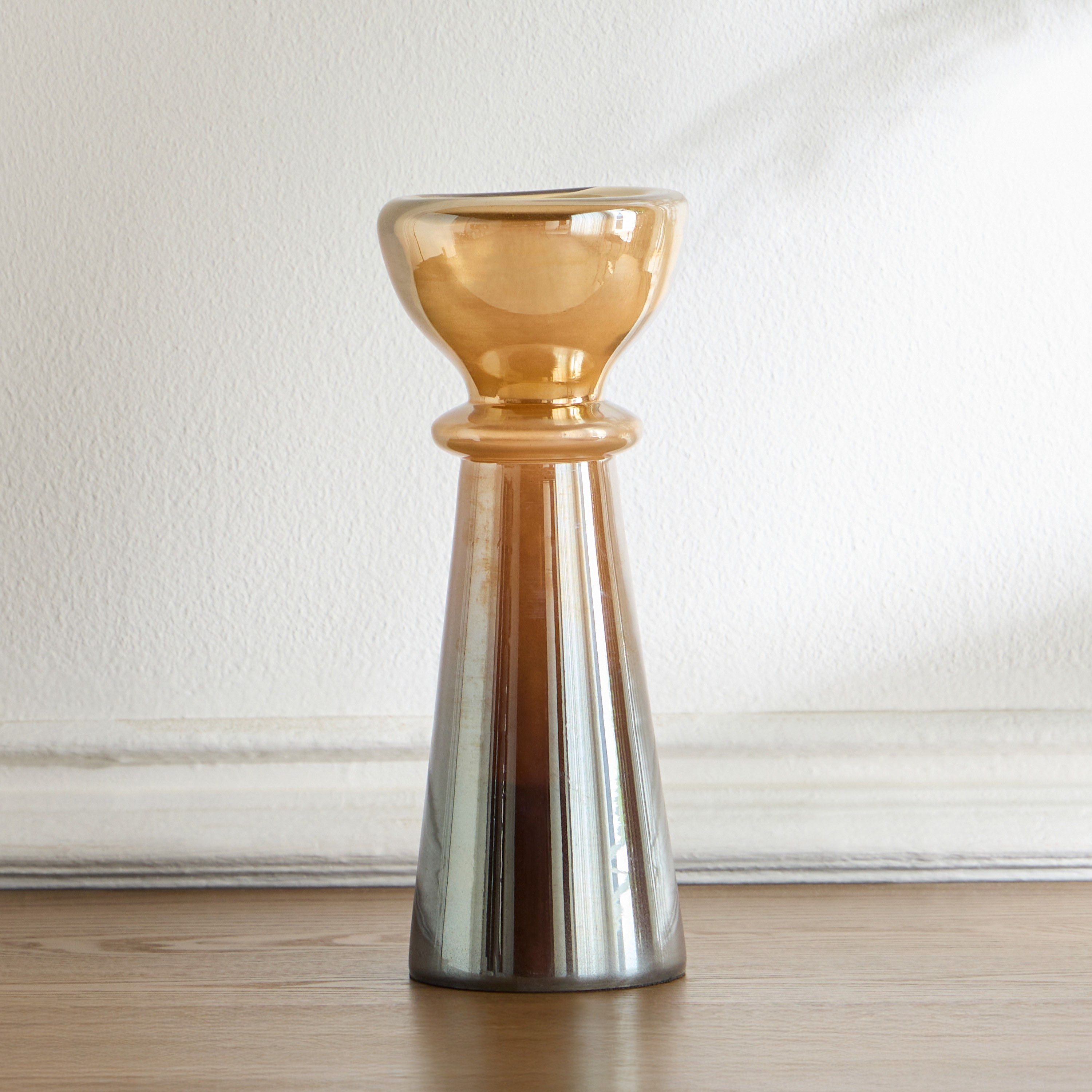 Liora Island Glass Pillar Candleholder - 30 cm-household-decor-candleholdersandlanterns-image-3