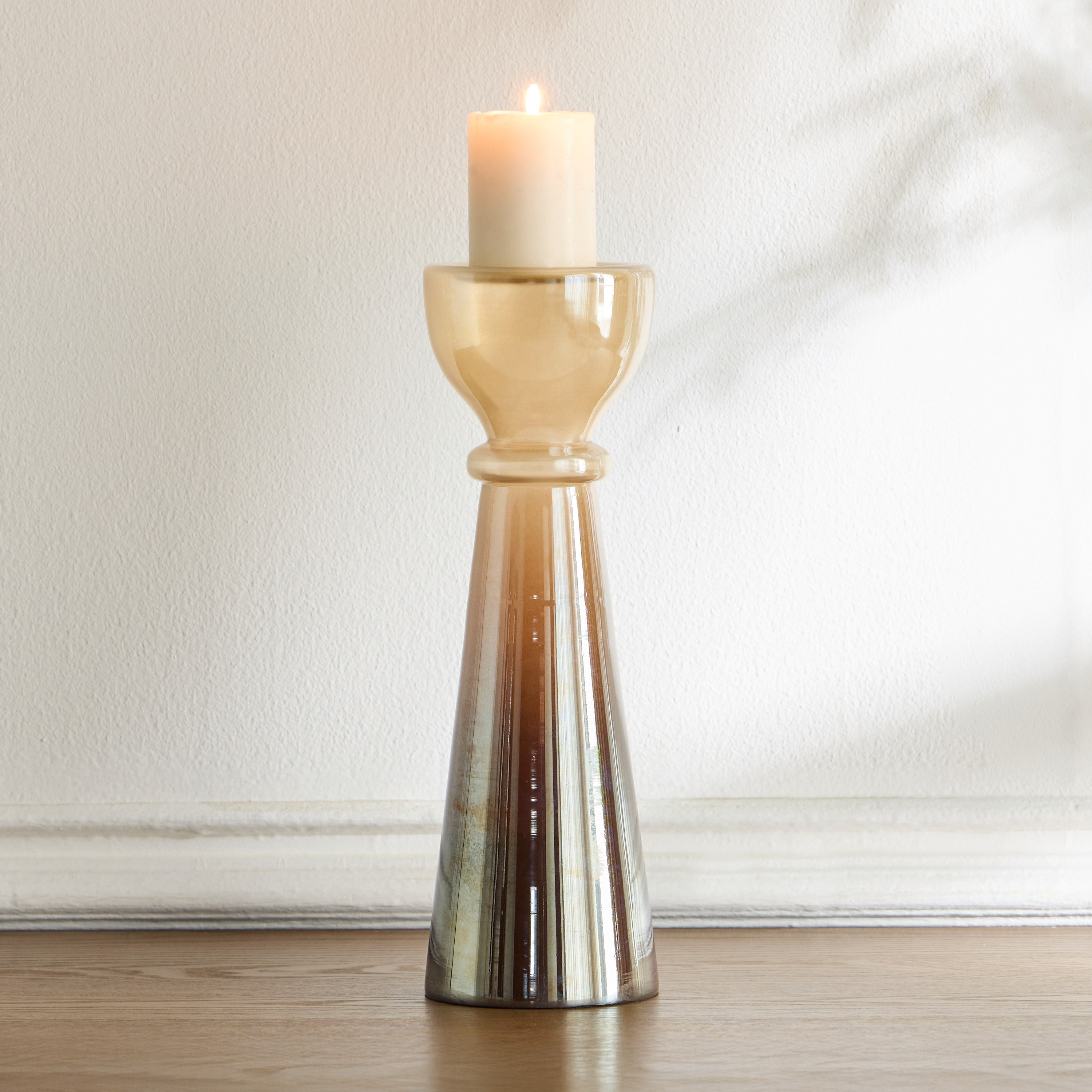 حامل شموع عمودية زجاج - ليورا آيلاند - 38 سم-household-decor-candleholdersandlanterns-image-2
