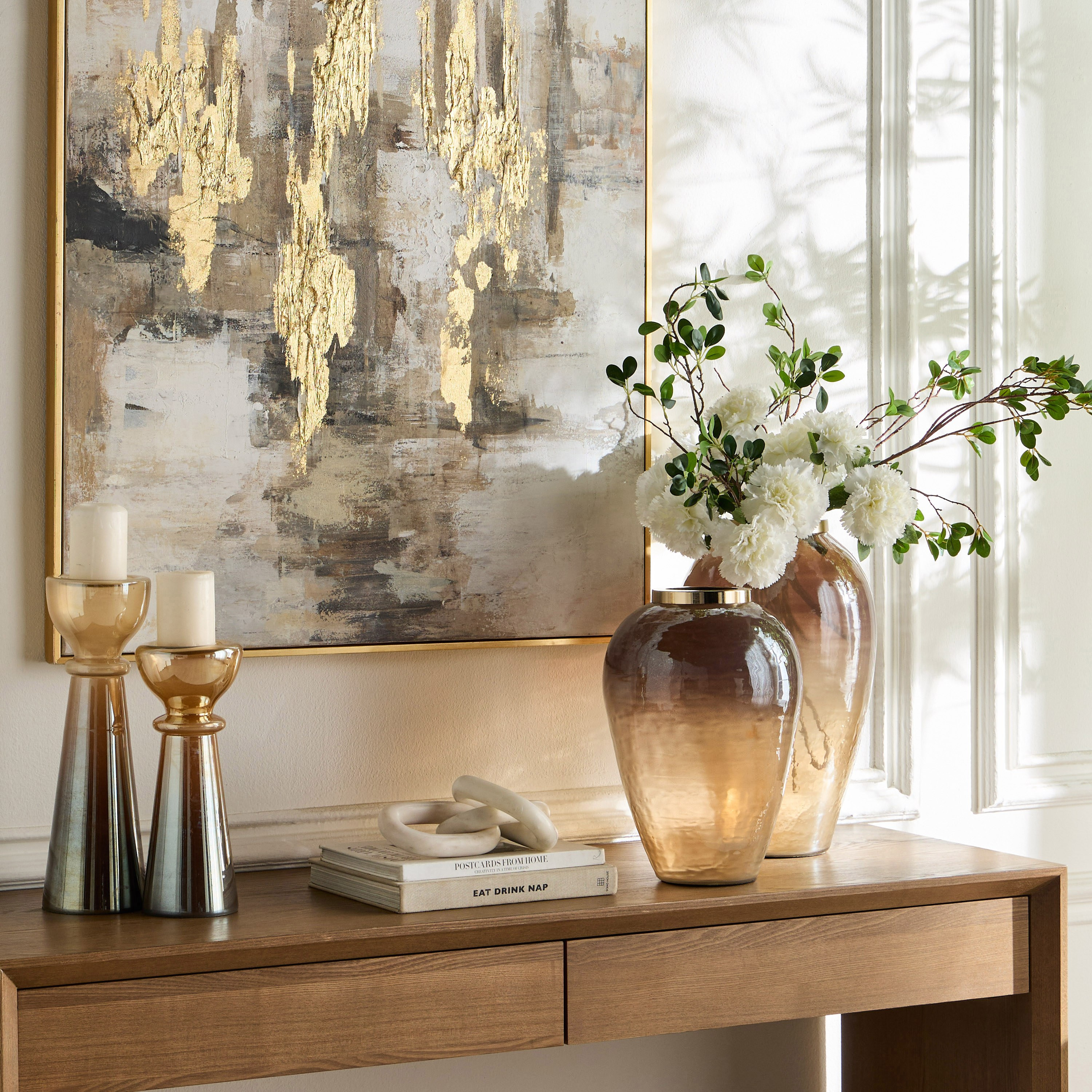 حامل شموع عمودية زجاج - ليورا آيلاند - 38 سم-household-decor-candleholdersandlanterns-image-5