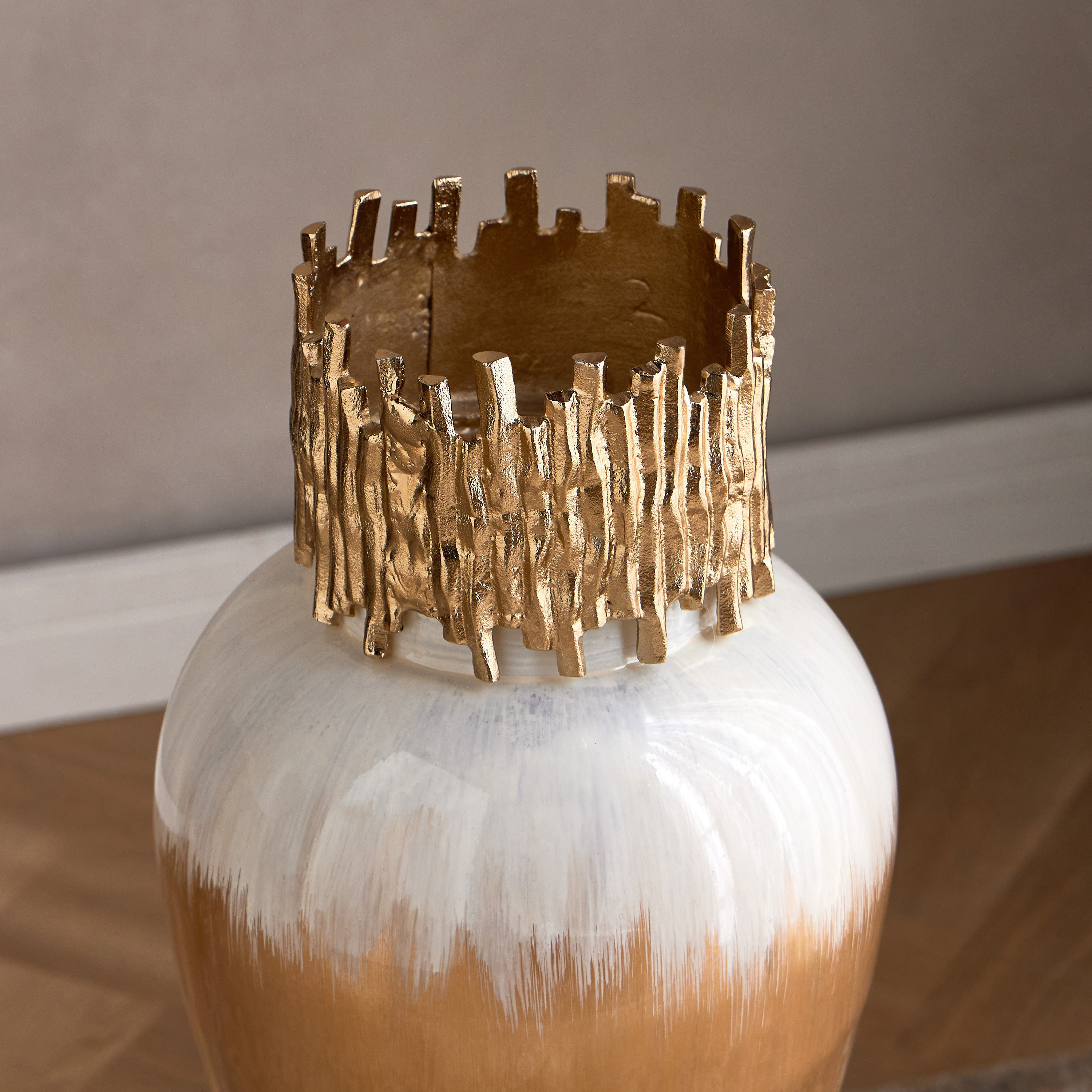 Huda Concha Glass Floor  Vase - 75 cm-household-decor-vasesandbowls-image-2
