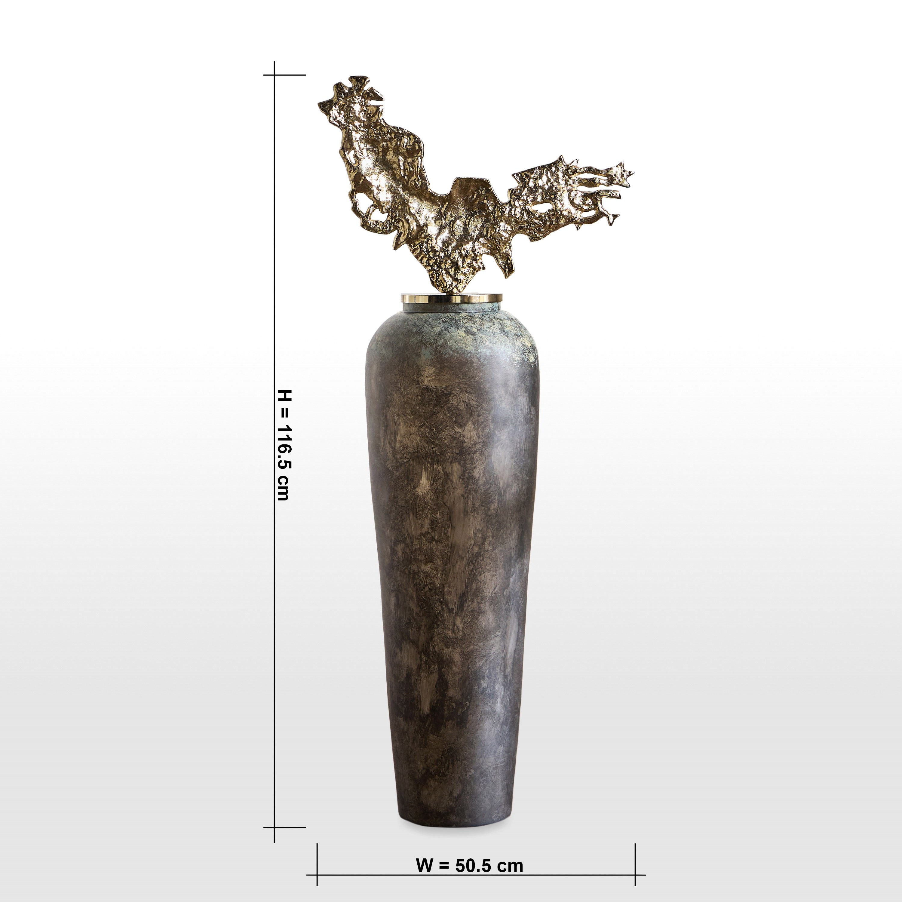 Dahab Bilbao Glass Vase - 117 cm-household-decor-vasesandbowls-image-4