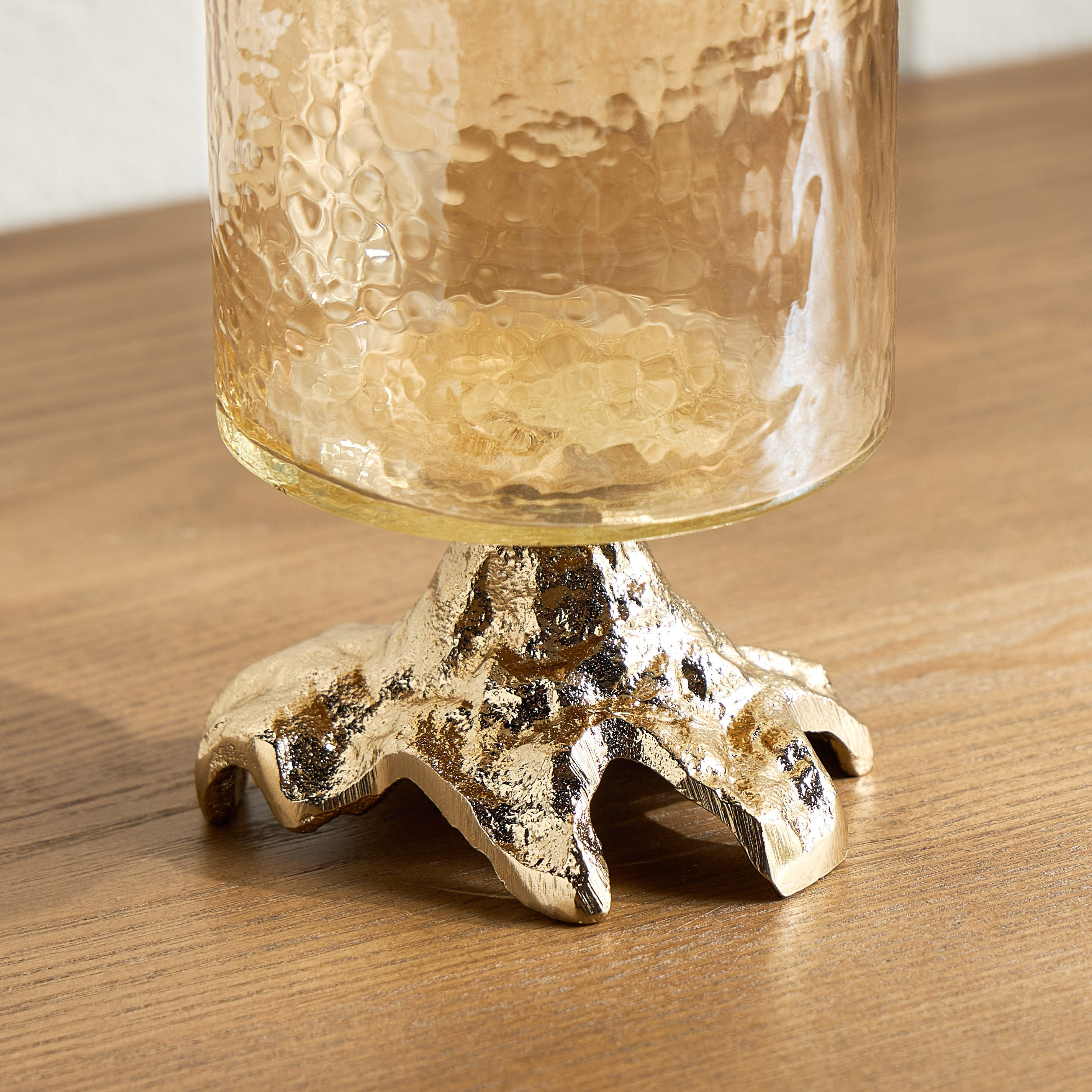 حامل شموع زجاجي لامع على شكل إعصار - فاطيما بياريتز - 22 سم-household-decor-candleholdersandlanterns-image-4
