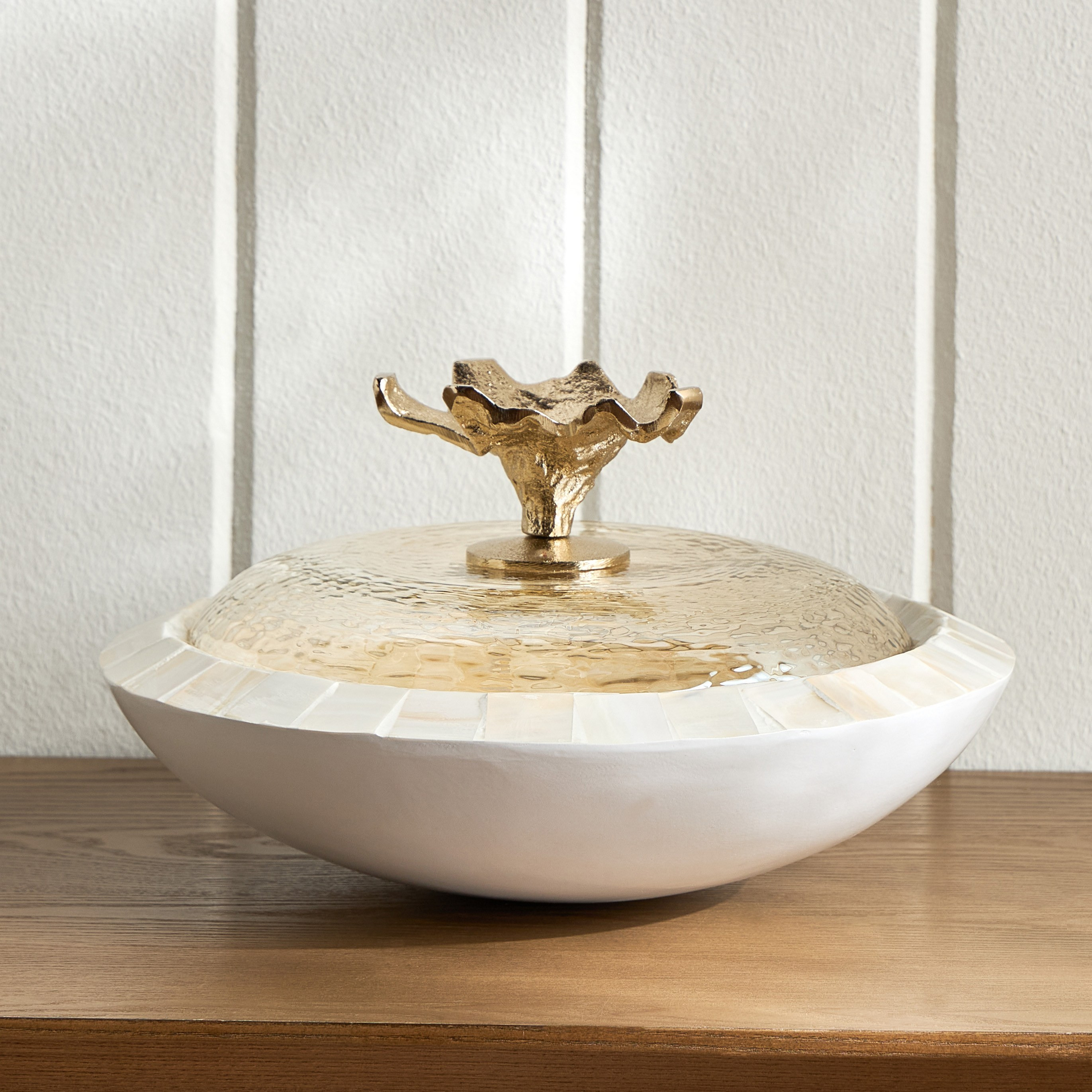 وعاء ديكور زجاج - بياريتز من فاطمة - 28 سم-household-decor-boxesandtrays-image-1