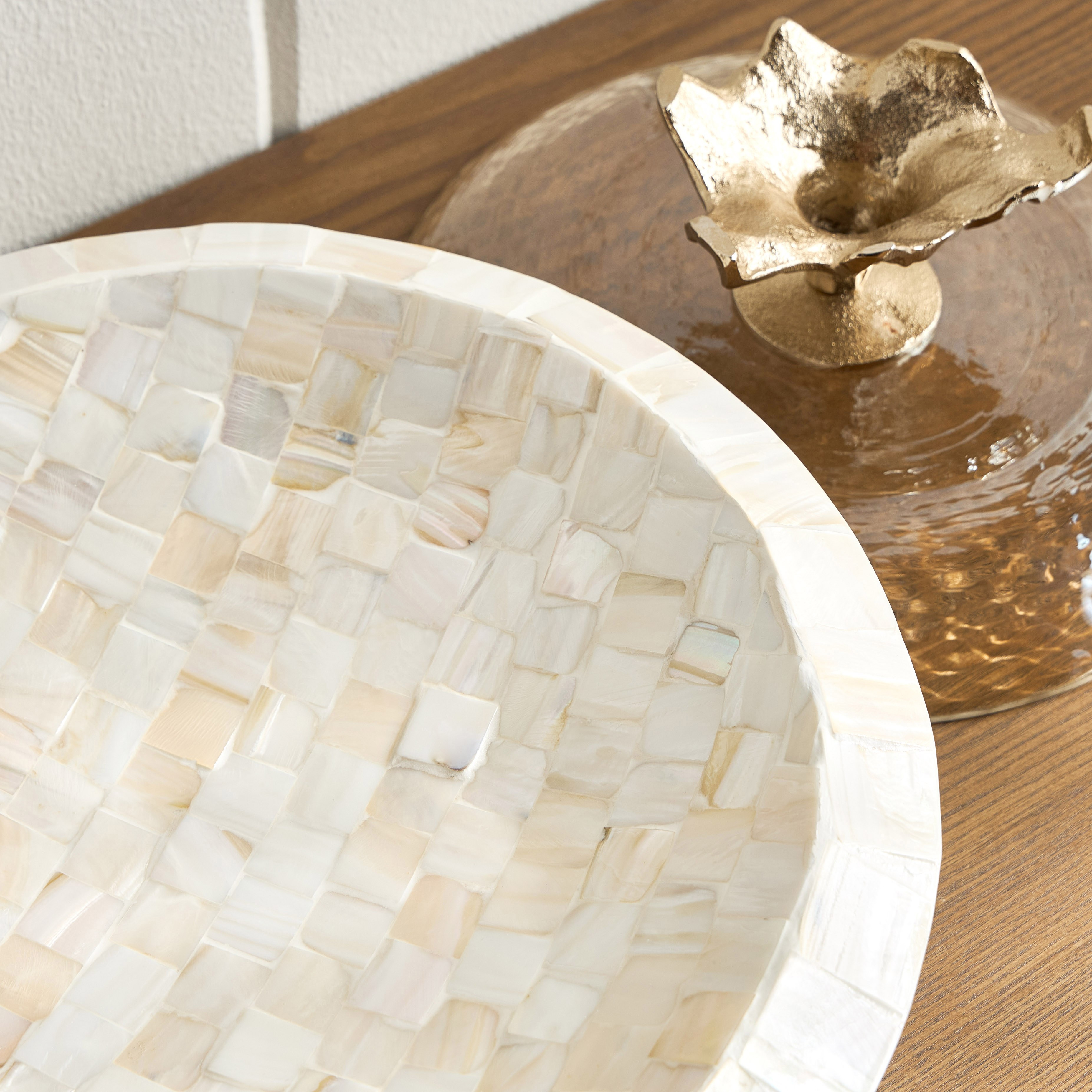 وعاء ديكور زجاج - بياريتز من فاطمة - 28 سم-household-decor-boxesandtrays-image-3