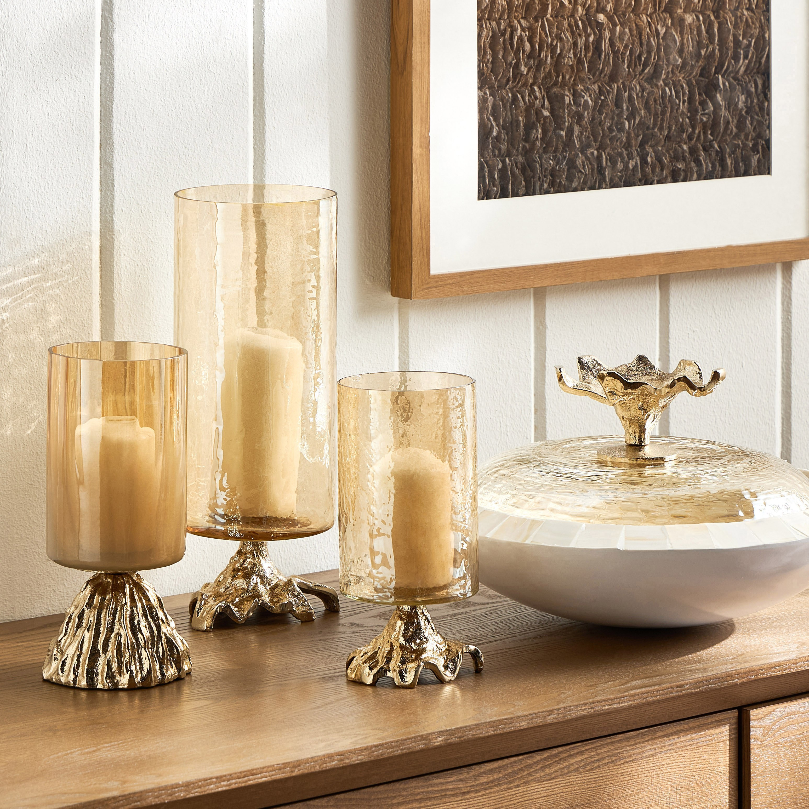 وعاء ديكور زجاج - بياريتز من فاطمة - 28 سم-household-decor-boxesandtrays-image-5