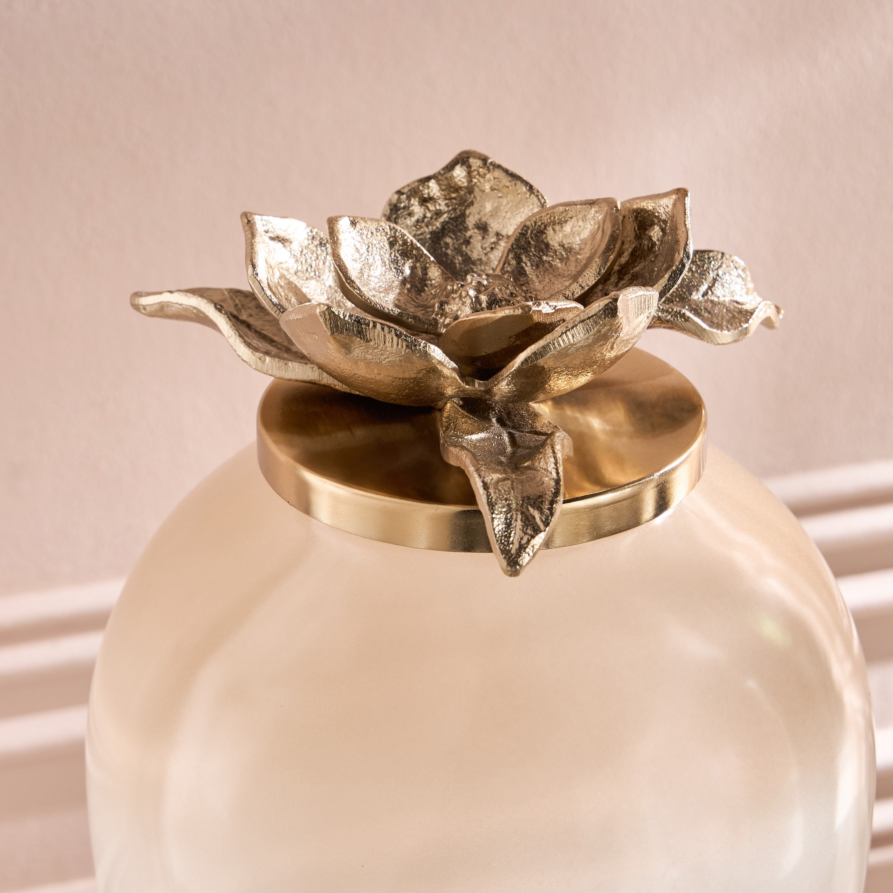 Lotus Glass Vase - 48 cm-household-decor-vasesandbowls-image-2