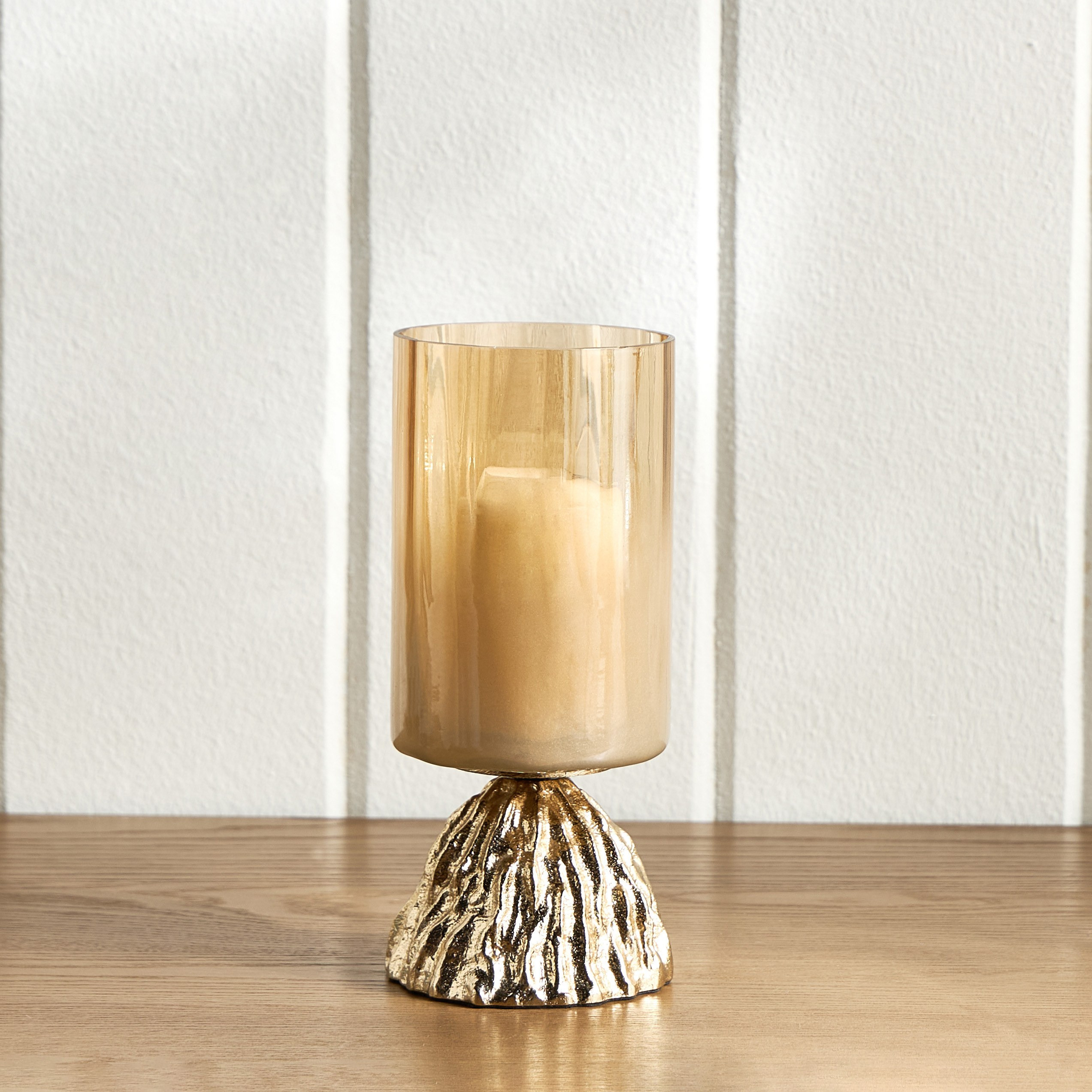حامل شمعة زجاجي هوريكان - فاطمة روزا كامراك - 23 سم-household-decor-candleholdersandlanterns-image-2