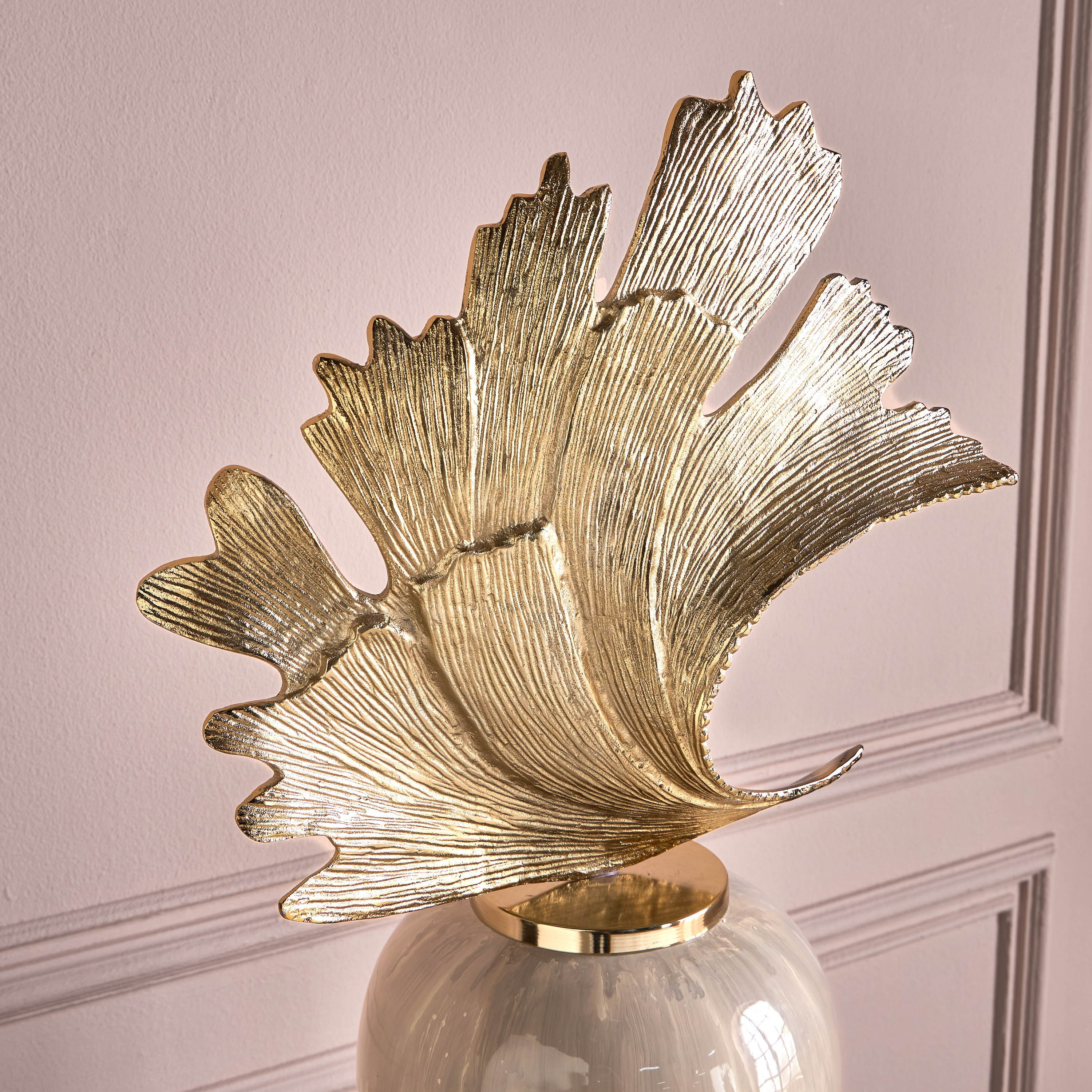 Lotus Sway Metal Floor Vase - 141 cm-household-decor-vasesandbowls-image-2
