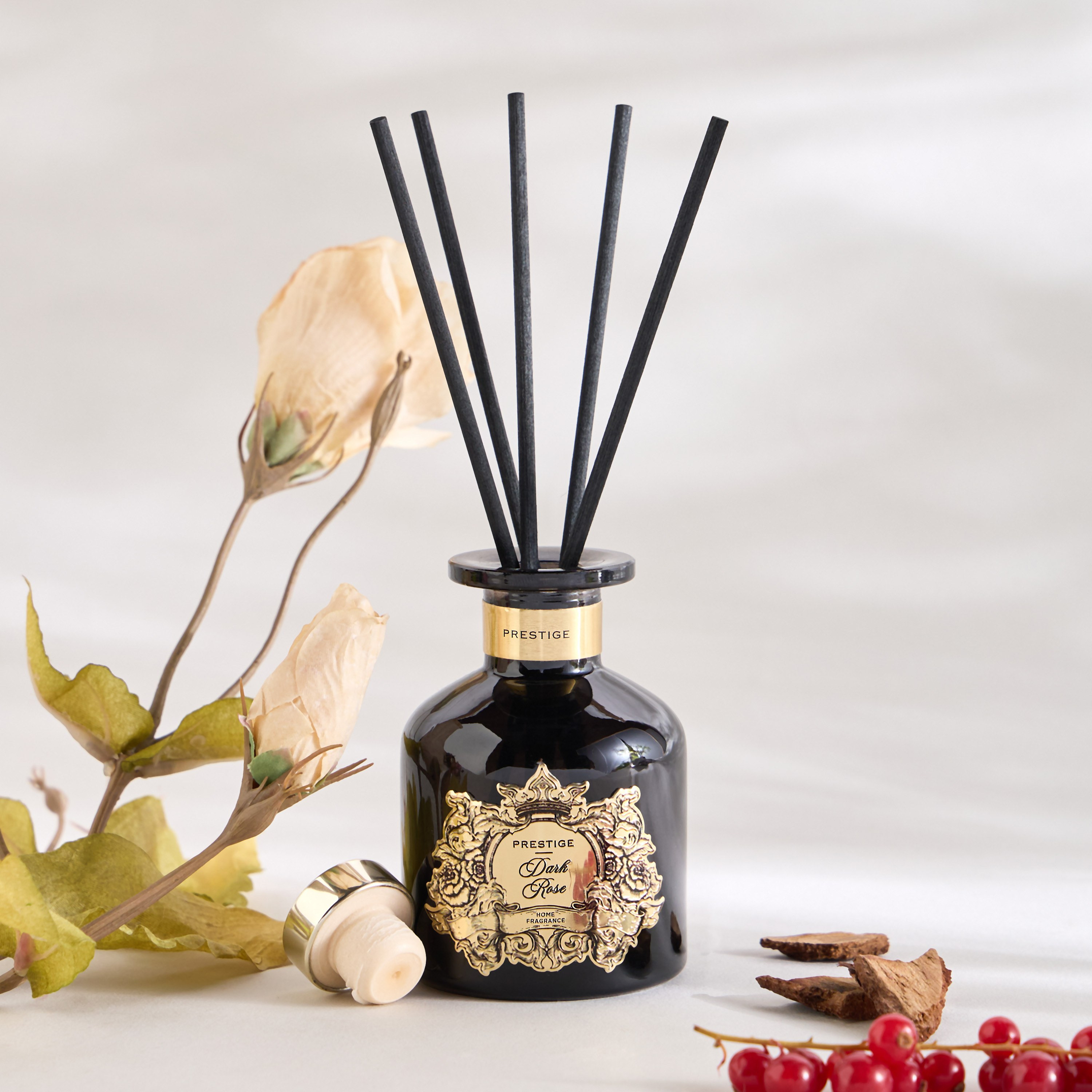 Prestige Dark Rose Reed Diffuser - 100 ml-household-homefragrance-reeddiffusers-image-1