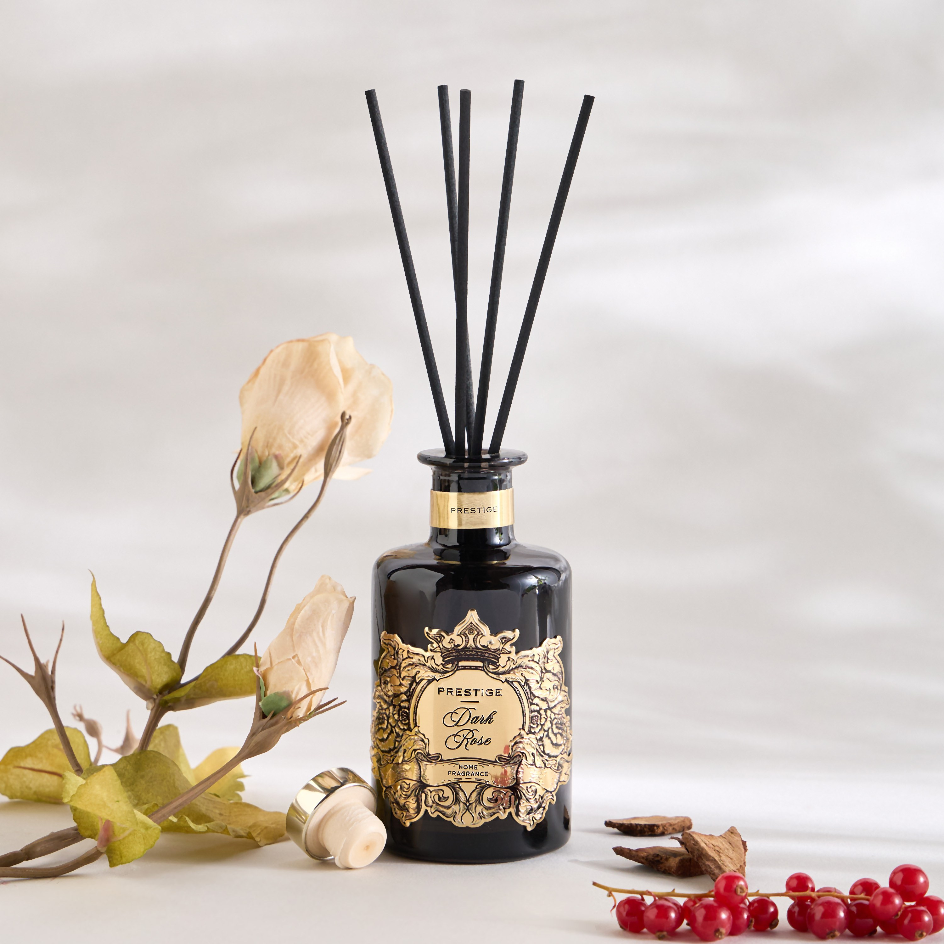 Prestige Dark Rose Reed Diffuser - 200 ml-household-homefragrance-reeddiffusers-image-1