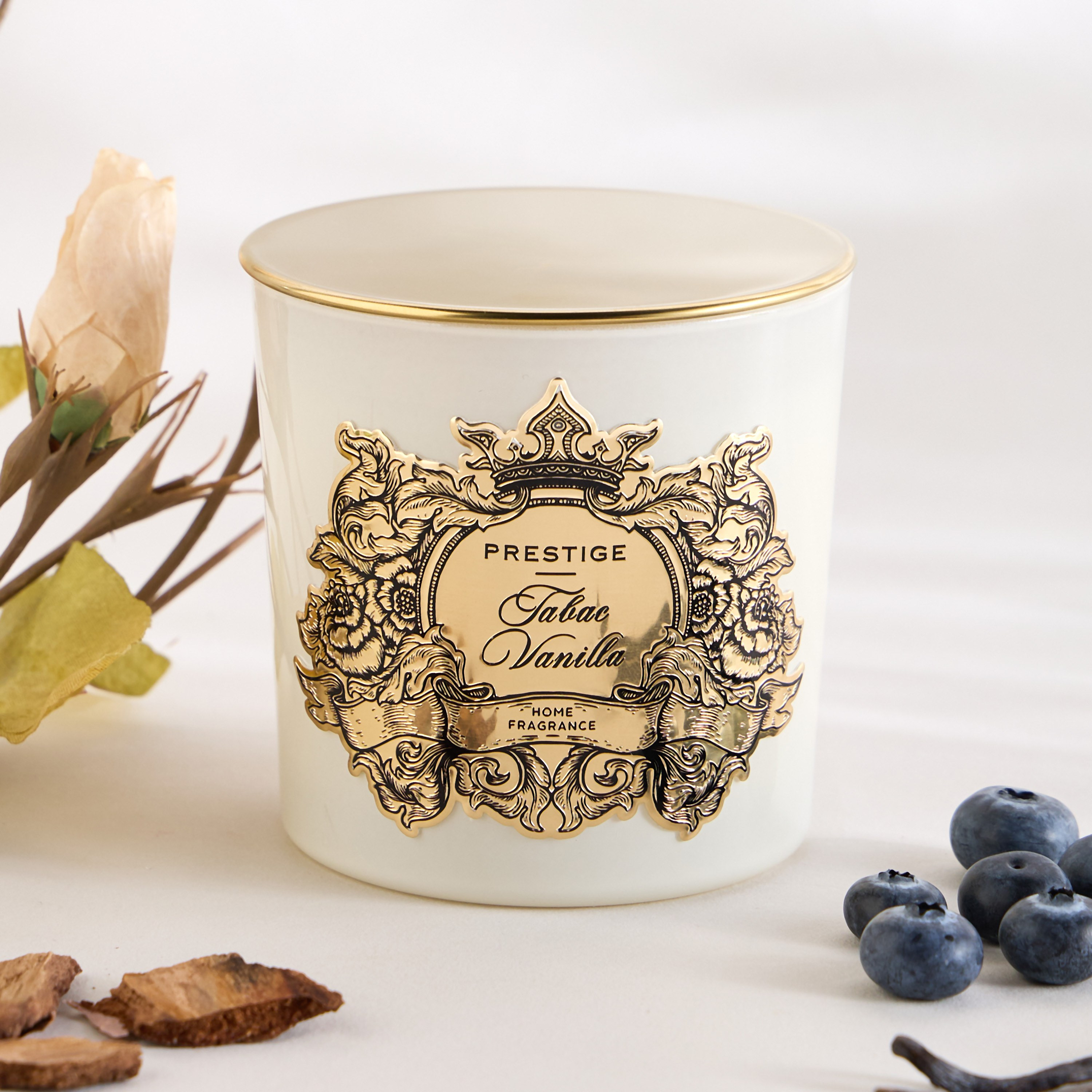 Prestige Tabac Vanilla Scented Jar Candle - 30 h-household-homefragrance-candles-image-1
