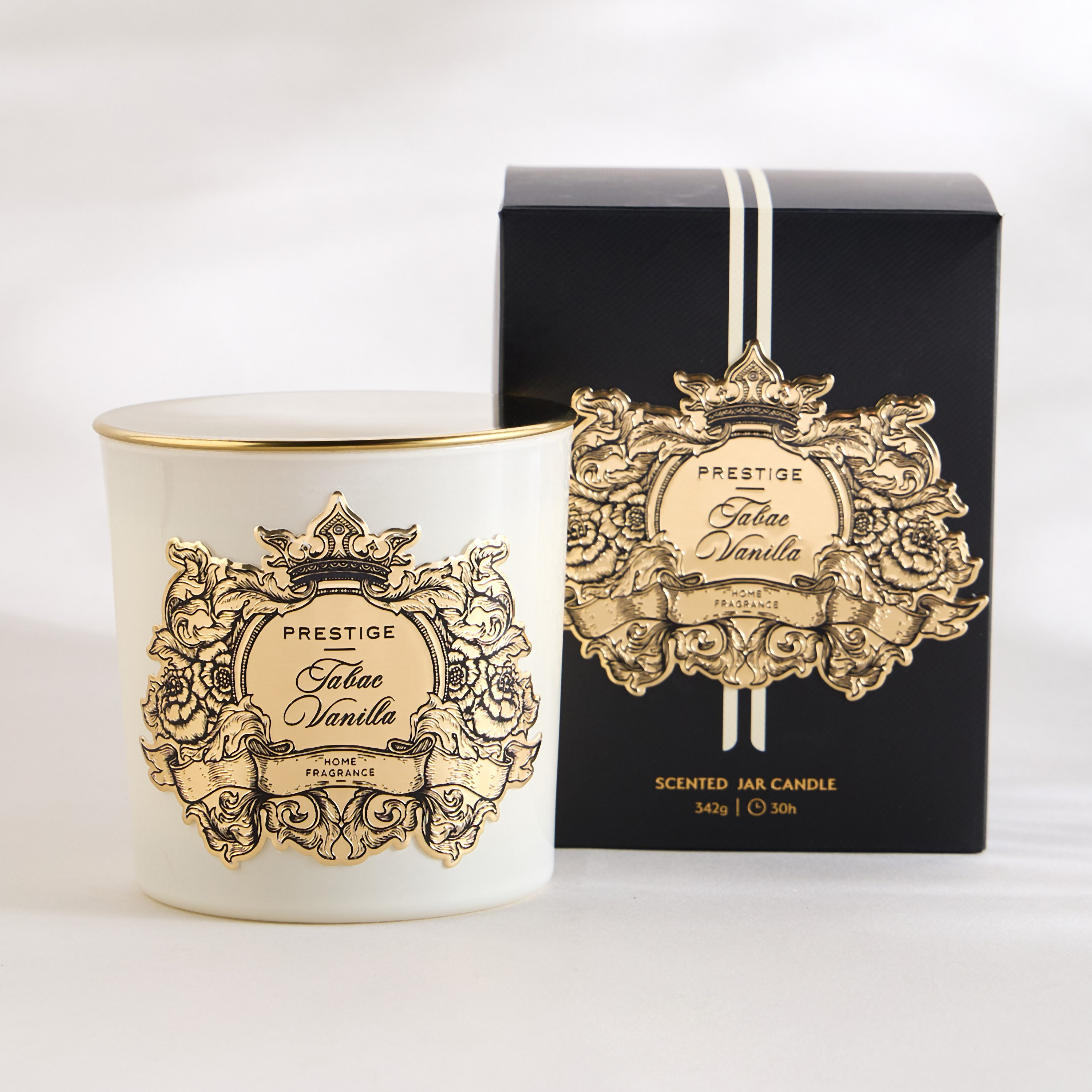 Prestige Tabac Vanilla Scented Jar Candle - 30 h-household-homefragrance-candles-image-2