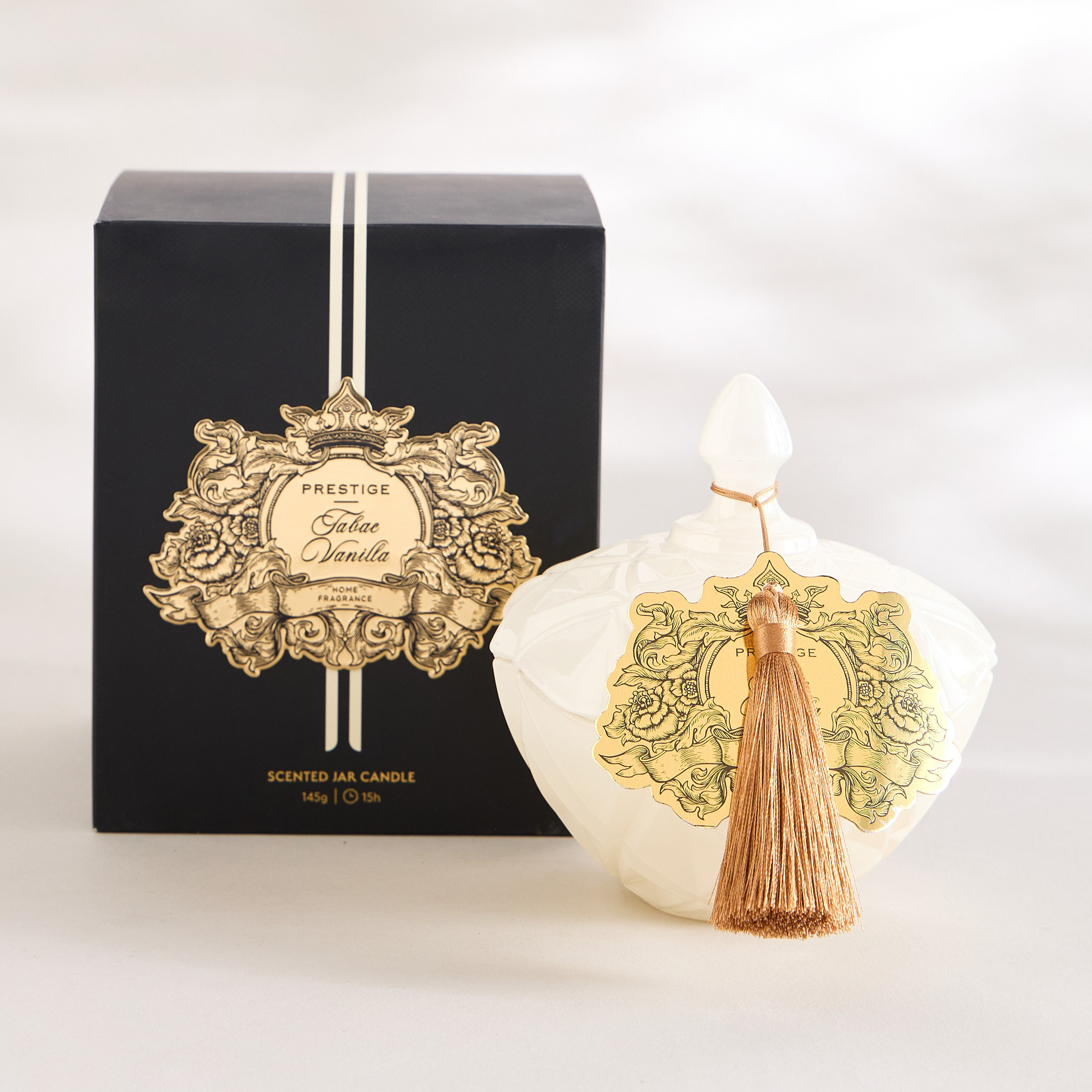 Prestige Tabac Vanilla Scented Jar Candle - 15 h-household-homefragrance-candles-image-2