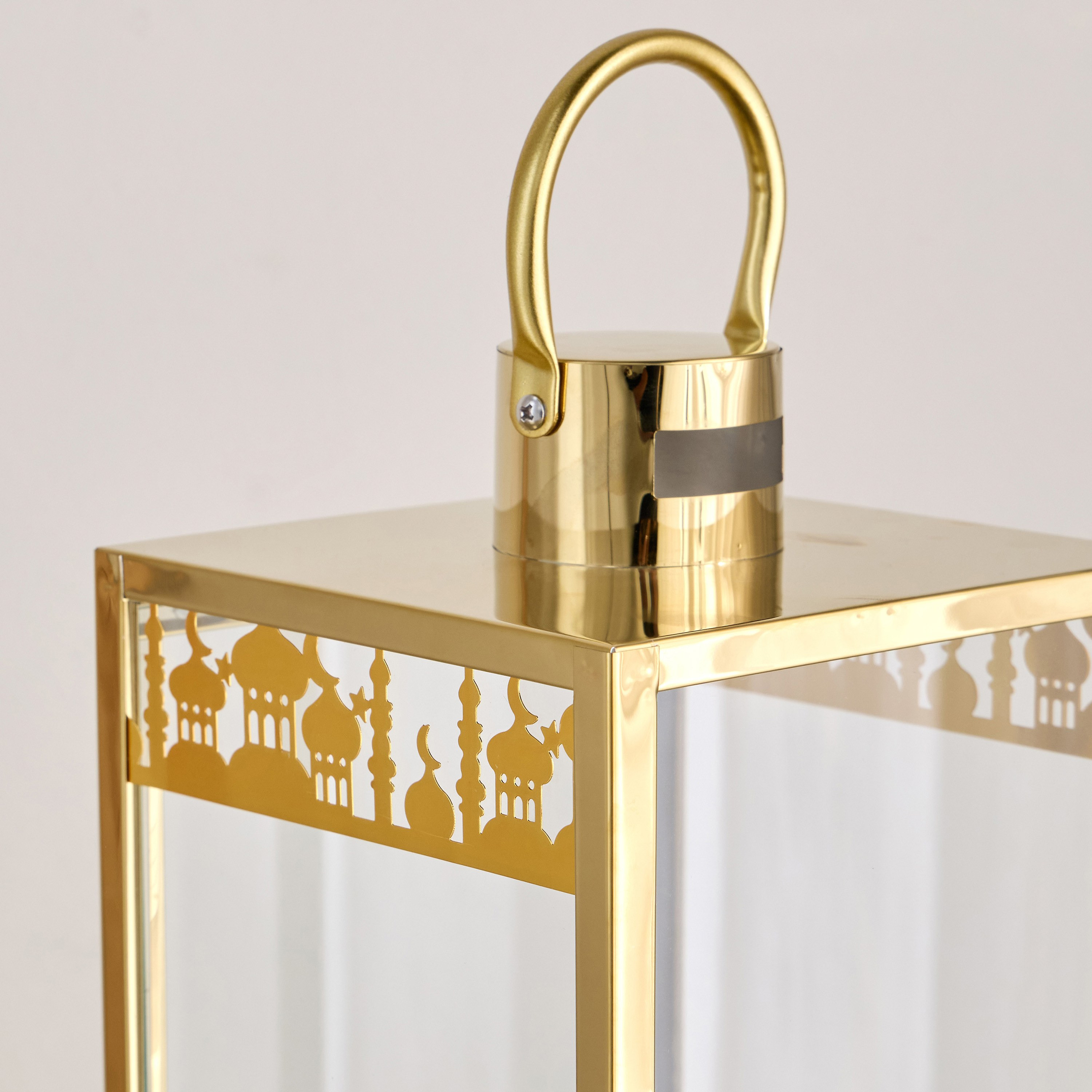 Majlis Stainless Steel and Glass Lantern - 40 cm-household-decor-candleholdersandlanterns-image-3