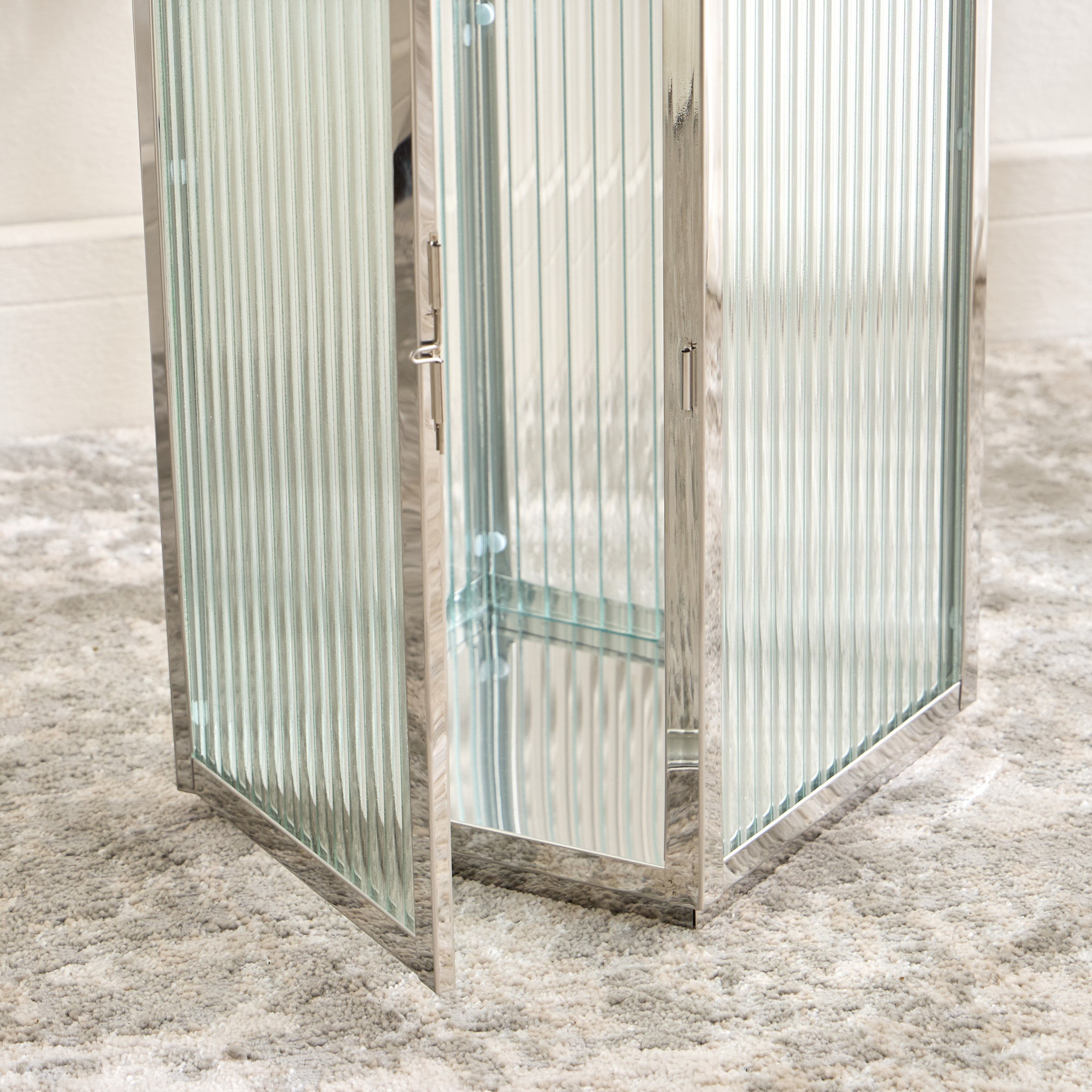 Dana Stainless Steel and Glass Lantern - 54 cm-household-decor-candleholdersandlanterns-image-4