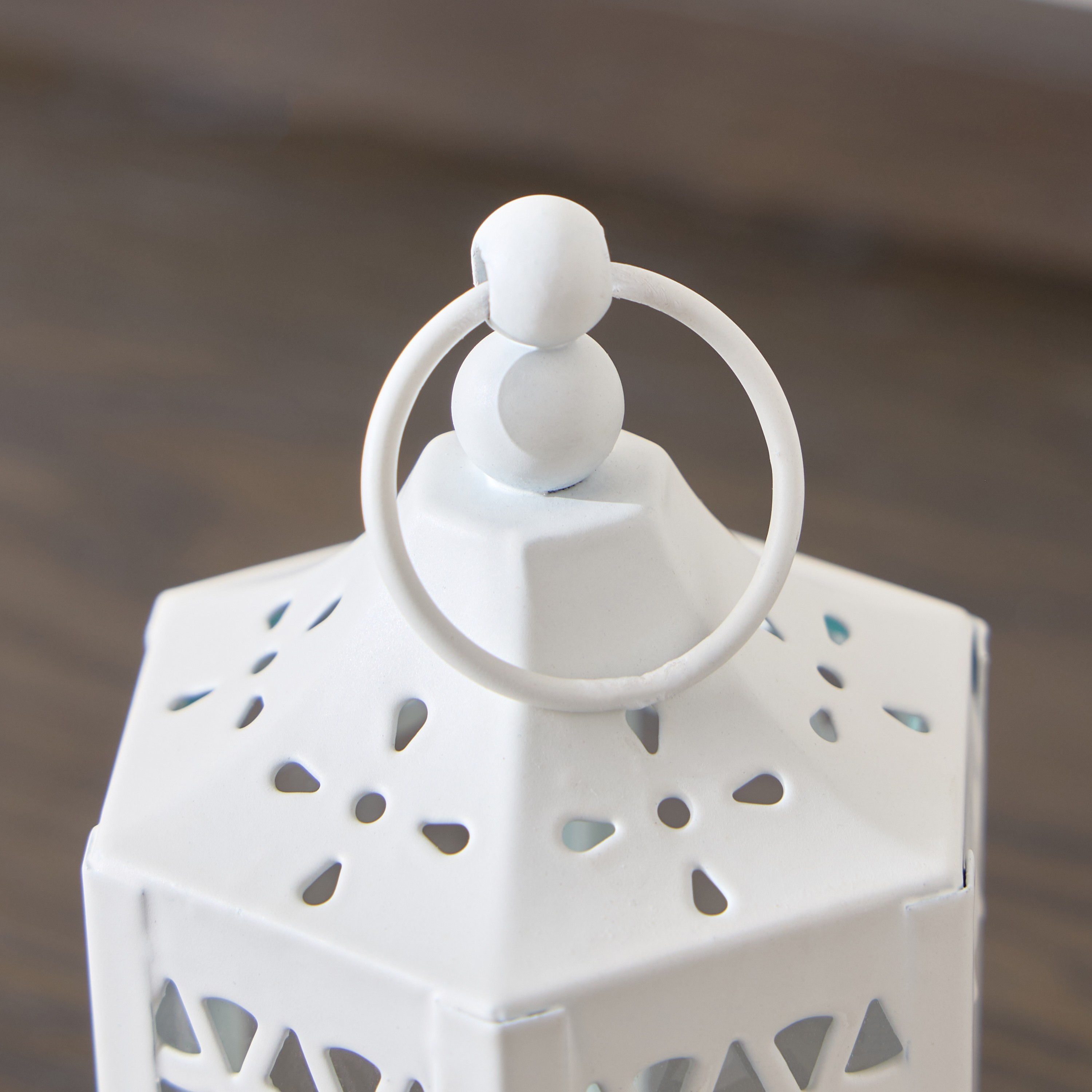 فانوس شموع صغيرة معدن وزجاج - بيدا - 12 سم-household-decor-candleholdersandlanterns-image-4