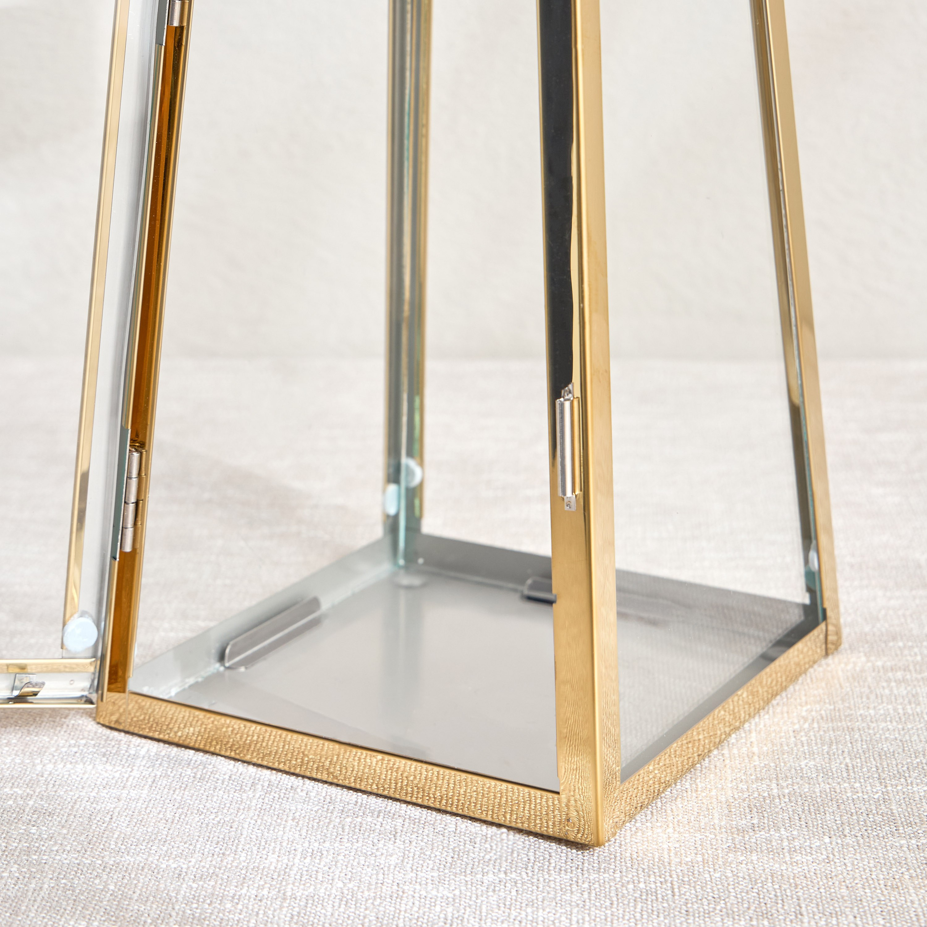Shams Stainless Steel and Glass Lantern - 28 cm-household-decor-candleholdersandlanterns-image-4