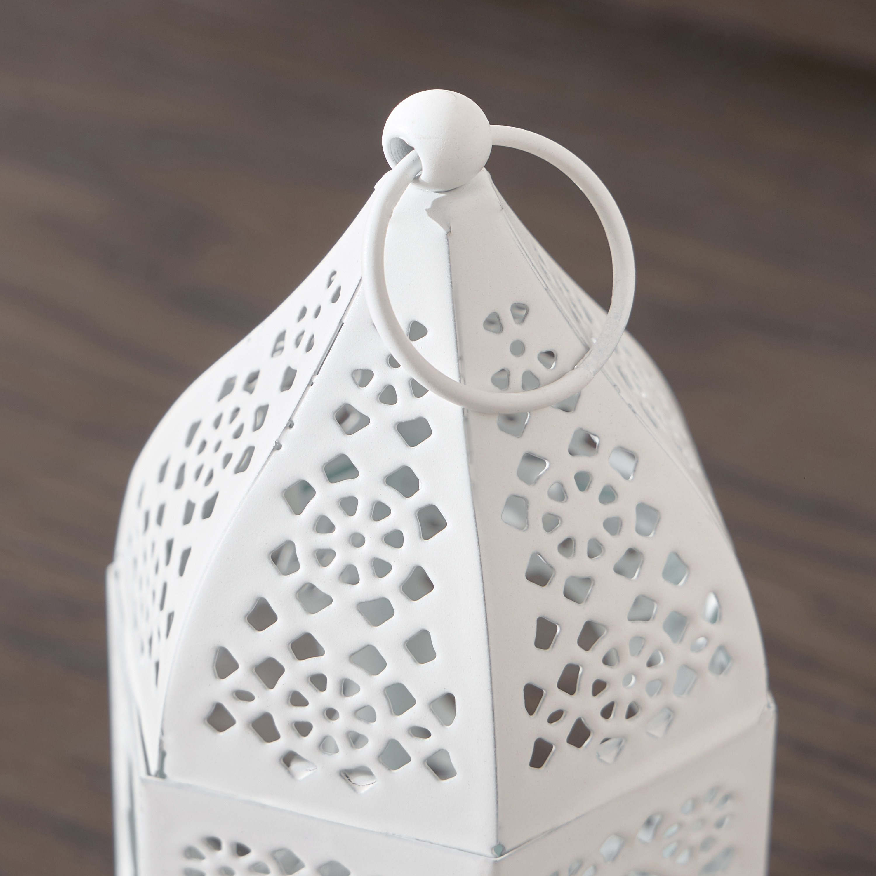 Duneshine Metal and Glass Tealight Lantern - 12 cm-household-decor-candleholdersandlanterns-image-4