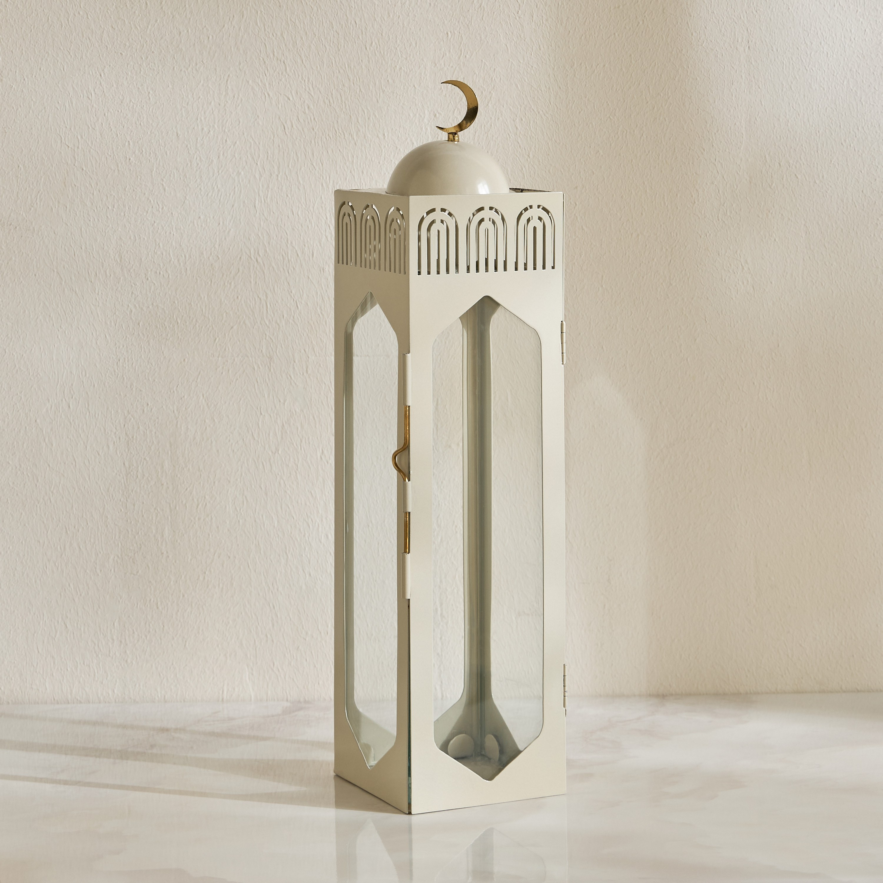 Fanous Celeste Metal Tealight and Taper Lantern - 43 cm-household-decor-candleholdersandlanterns-image-3