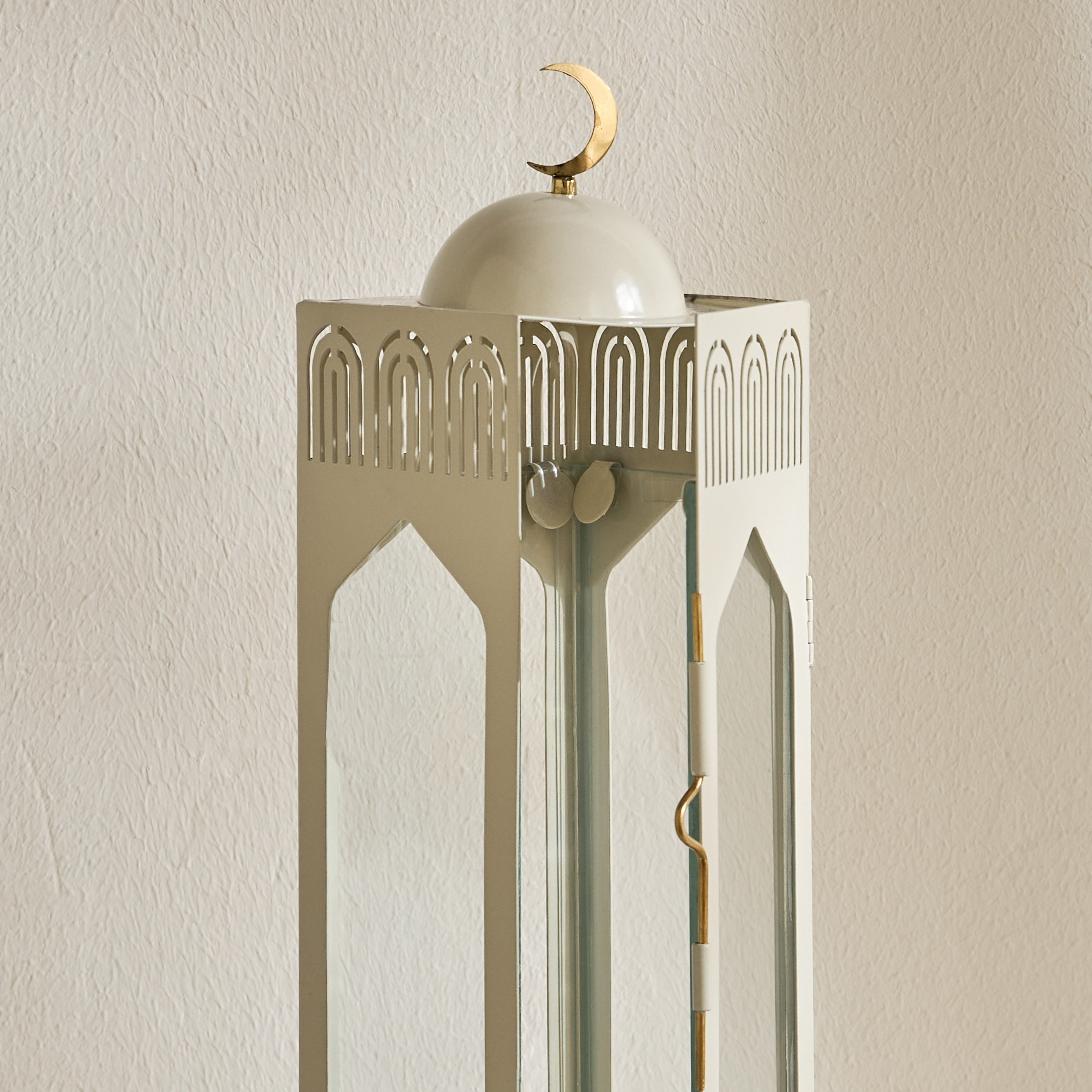 Fanous Celeste Metal Tealight and Taper Lantern - 43 cm-household-decor-candleholdersandlanterns-image-4