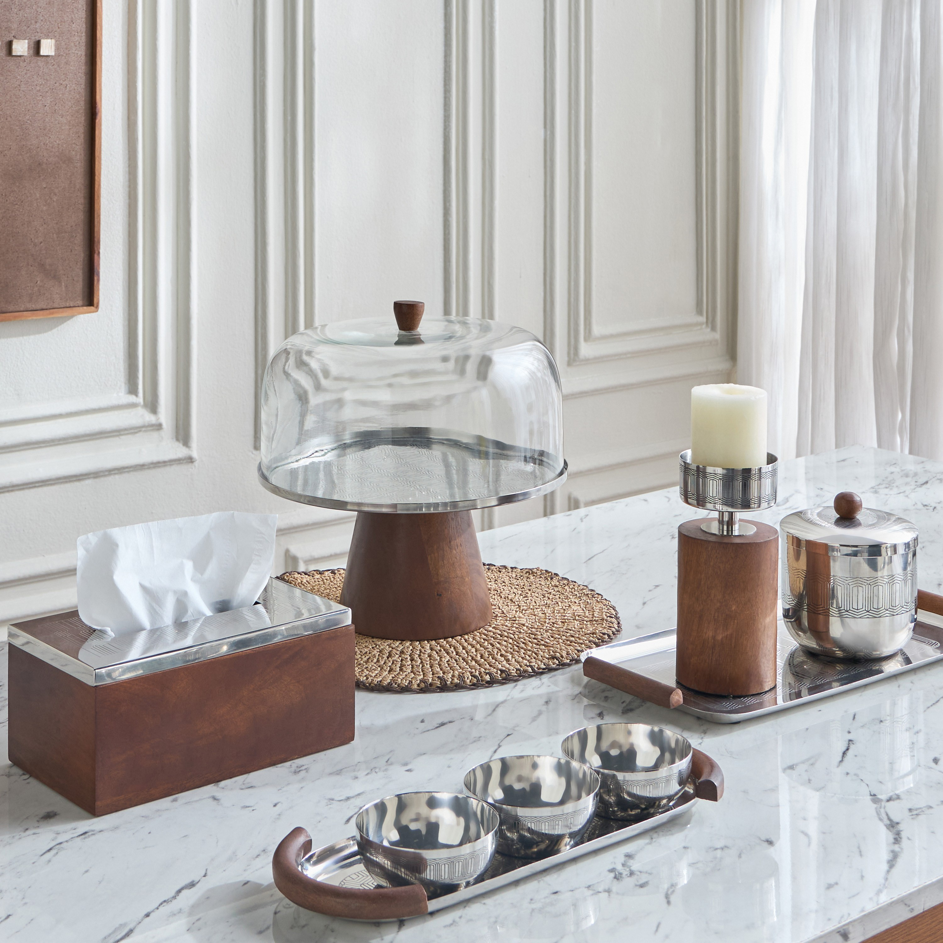 وعاء ديكور معدن - كارفن - 13 سم-household-decor-vasesandbowls-image-4