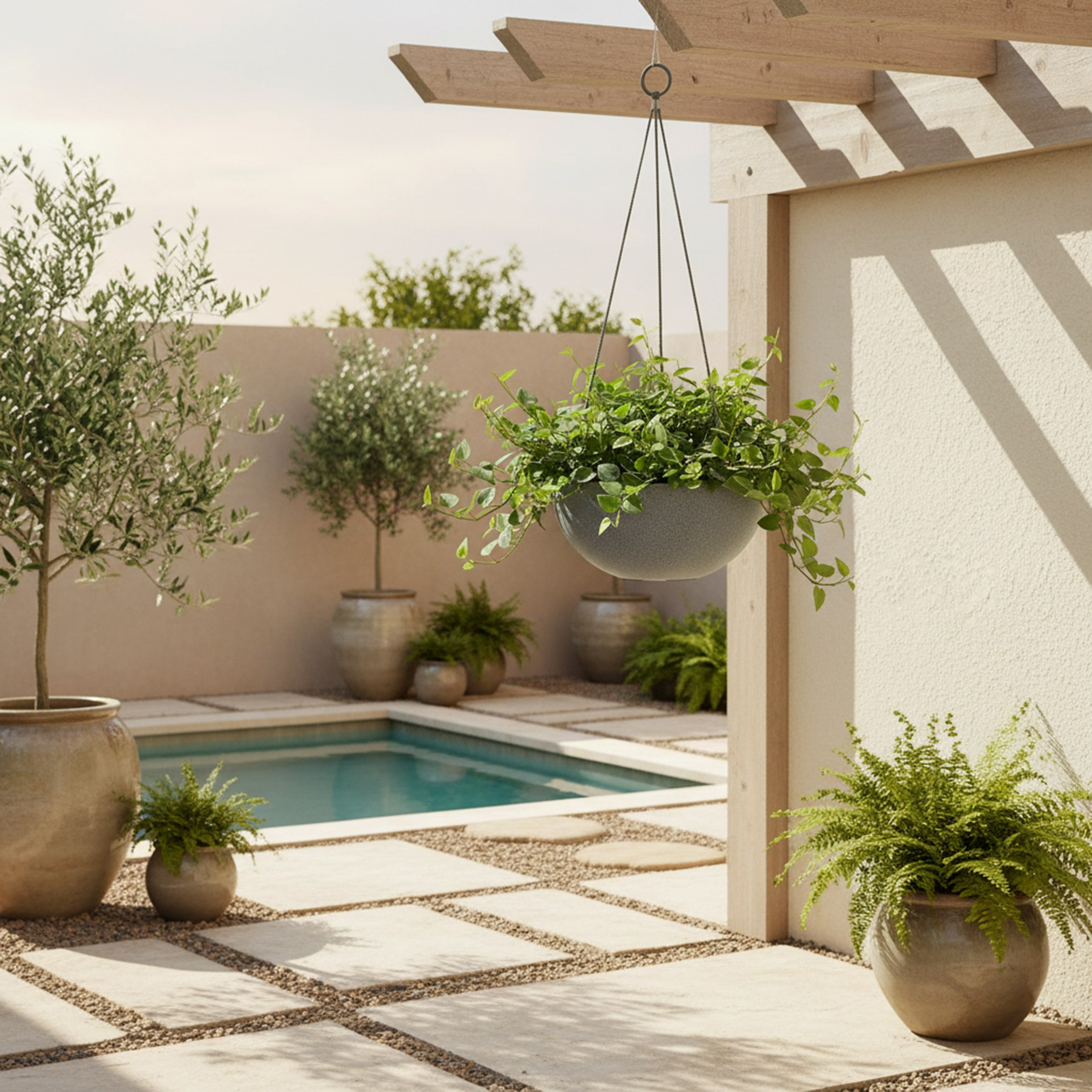 Oxalis Hanging Planter - 11 cm-household-gardenandoutdoor-potsandplanters-hangingplanters-image-4