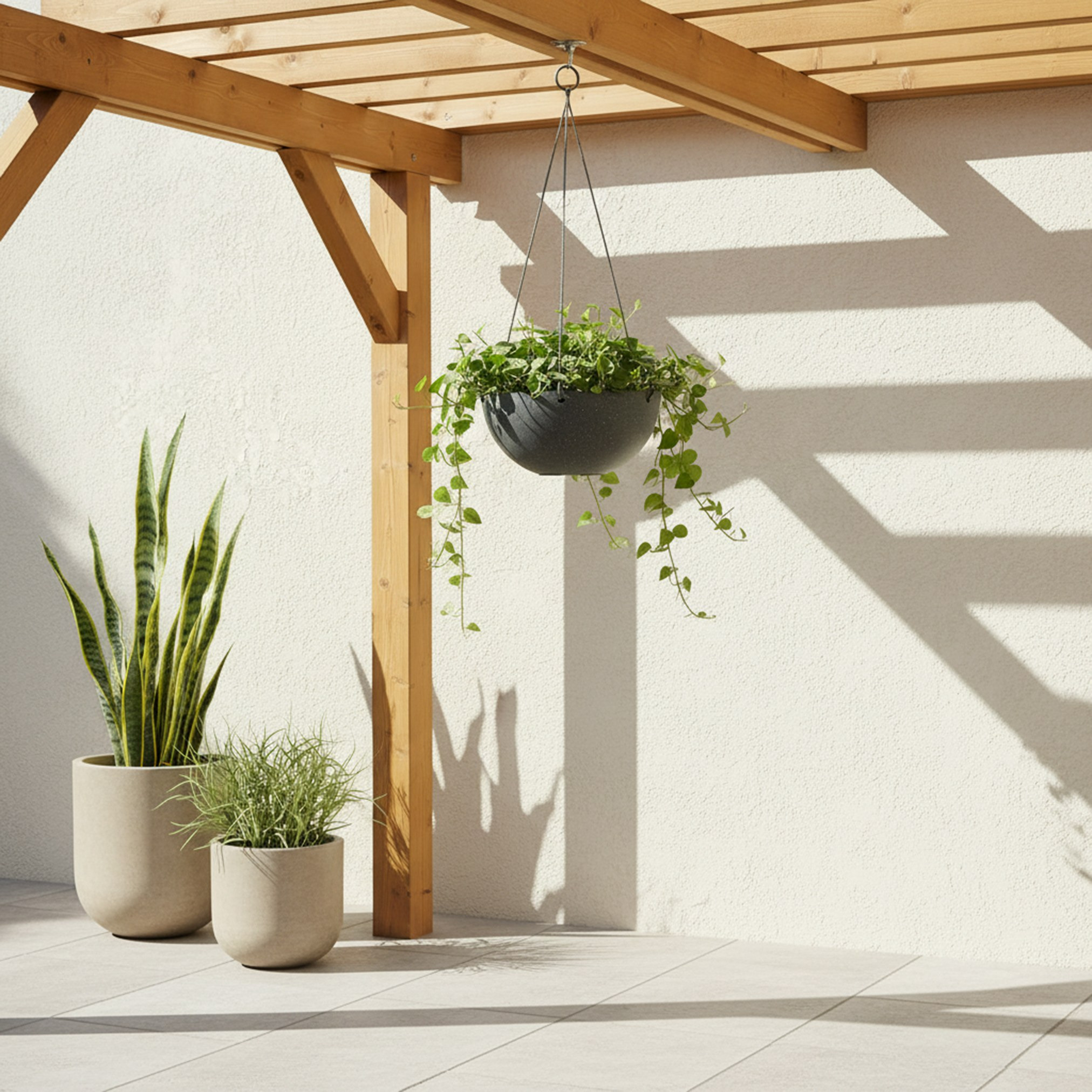 Oxalis Hanging Planter - 11 cm-household-gardenandoutdoor-potsandplanters-hangingplanters-image-4