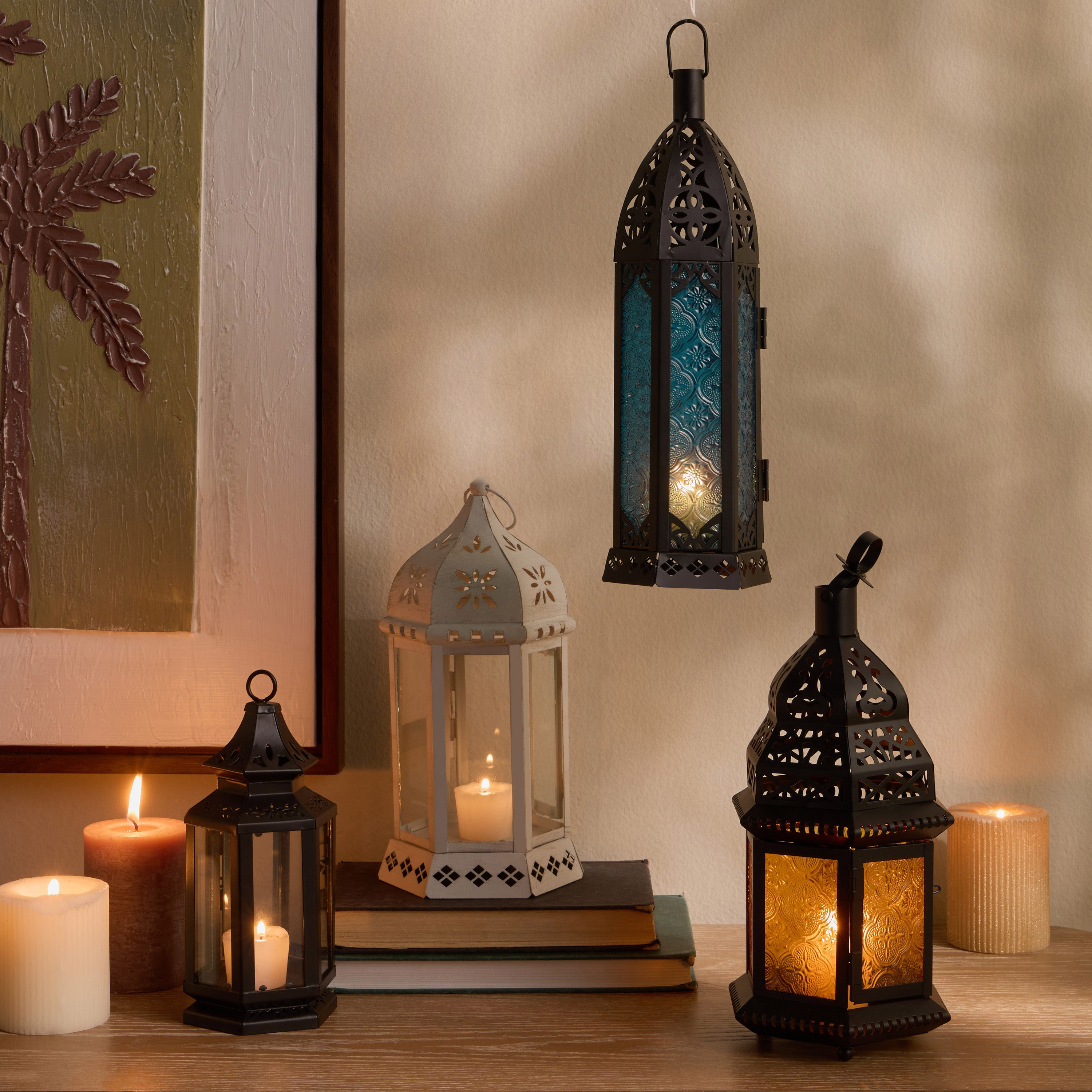 فانوس ستانلس ستيل - بلازنت- 27 سم-household-decor-candleholdersandlanterns-image-6