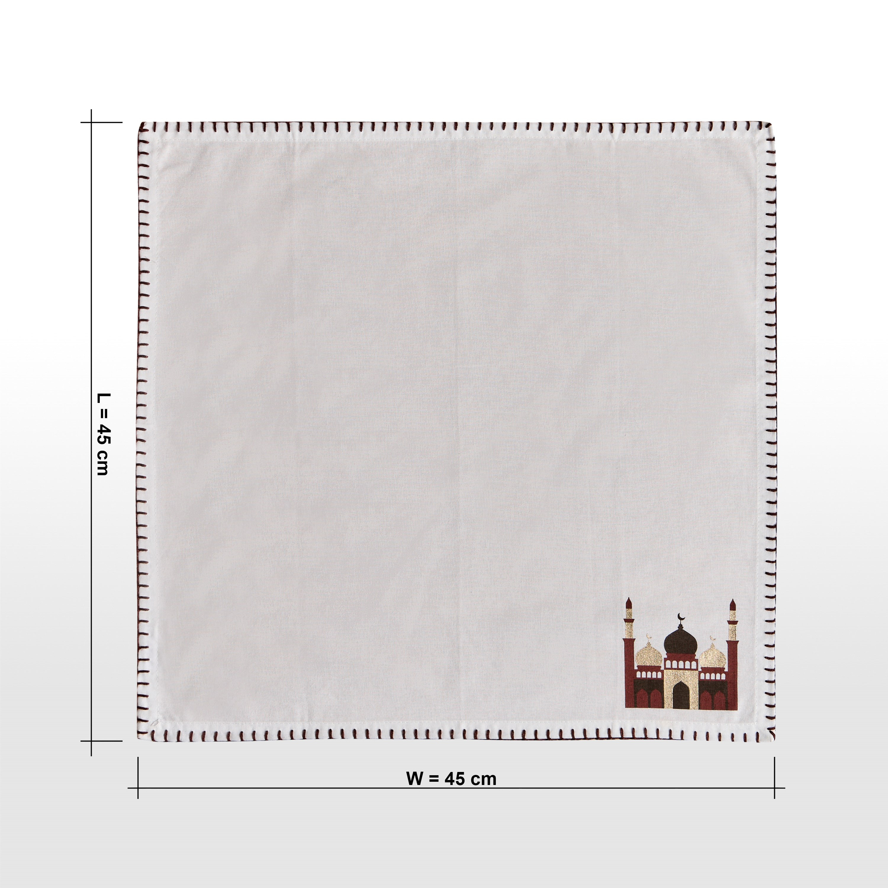 Nadiya 4-Piece Napkin Set - 45x45 cm-household-dining-tablelinen-napkinsandaccessories-image-4