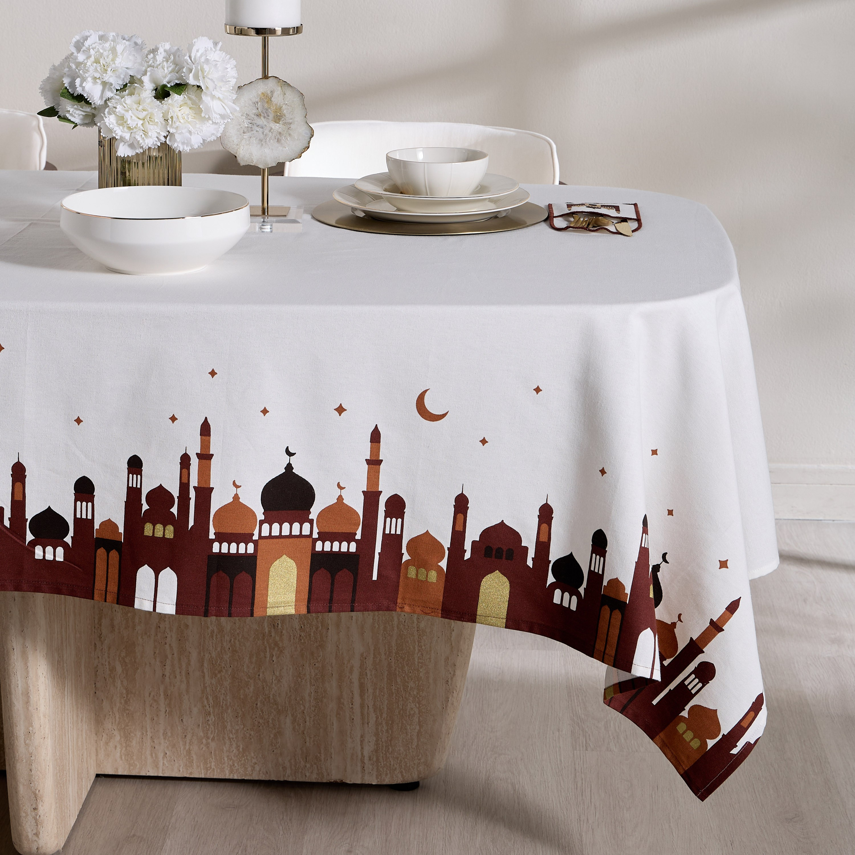 Nadiya Table Cover - 150x250 cm-household-dining-tablelinen-runnersandtablecovers-image-1