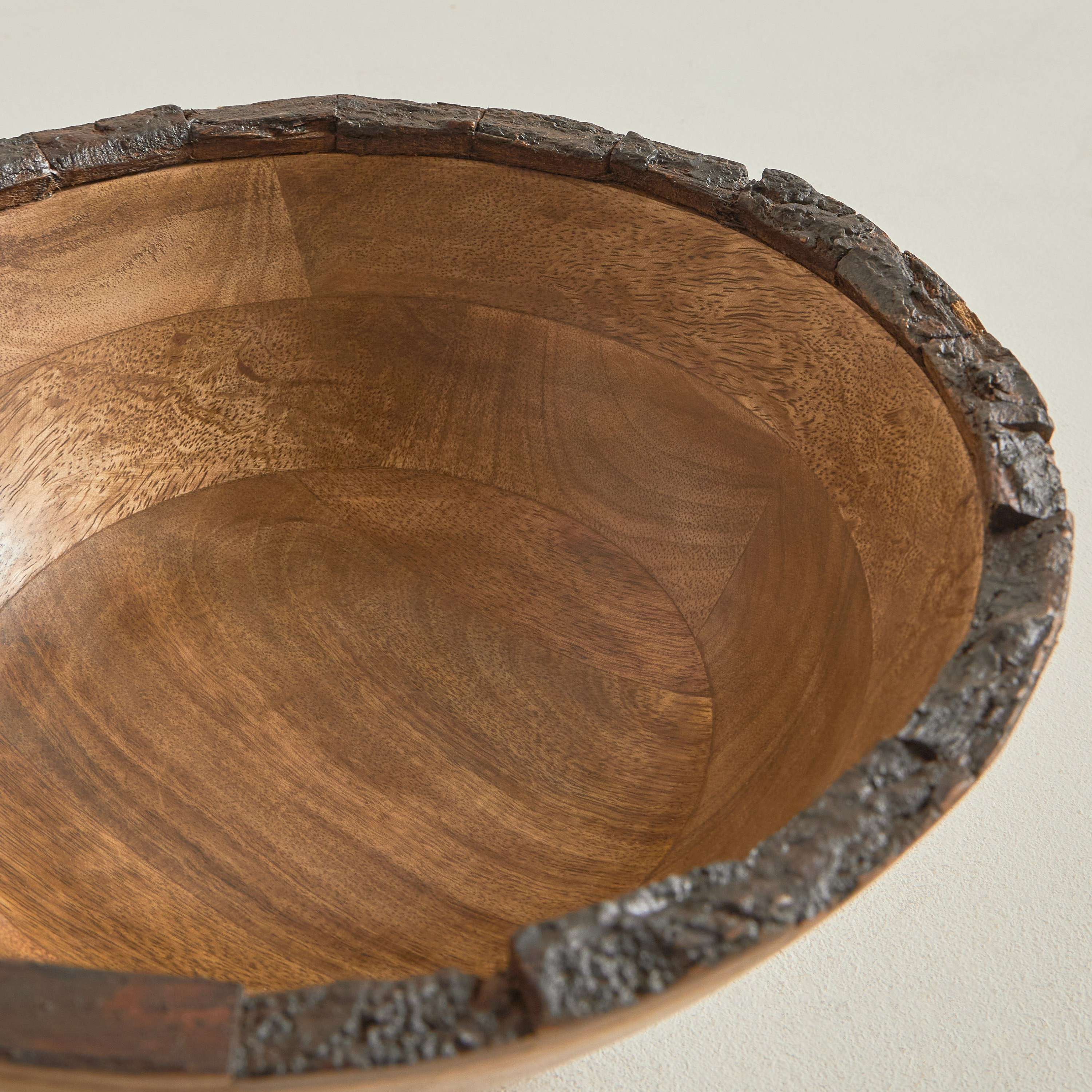 Neo Wooden Bowl - 30 cm-household-dining-dinnerware-bowls-image-2
