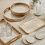 صحن تقديم من خشب المانجو - صدف-household-dining-serveware-servingplatters-image-1