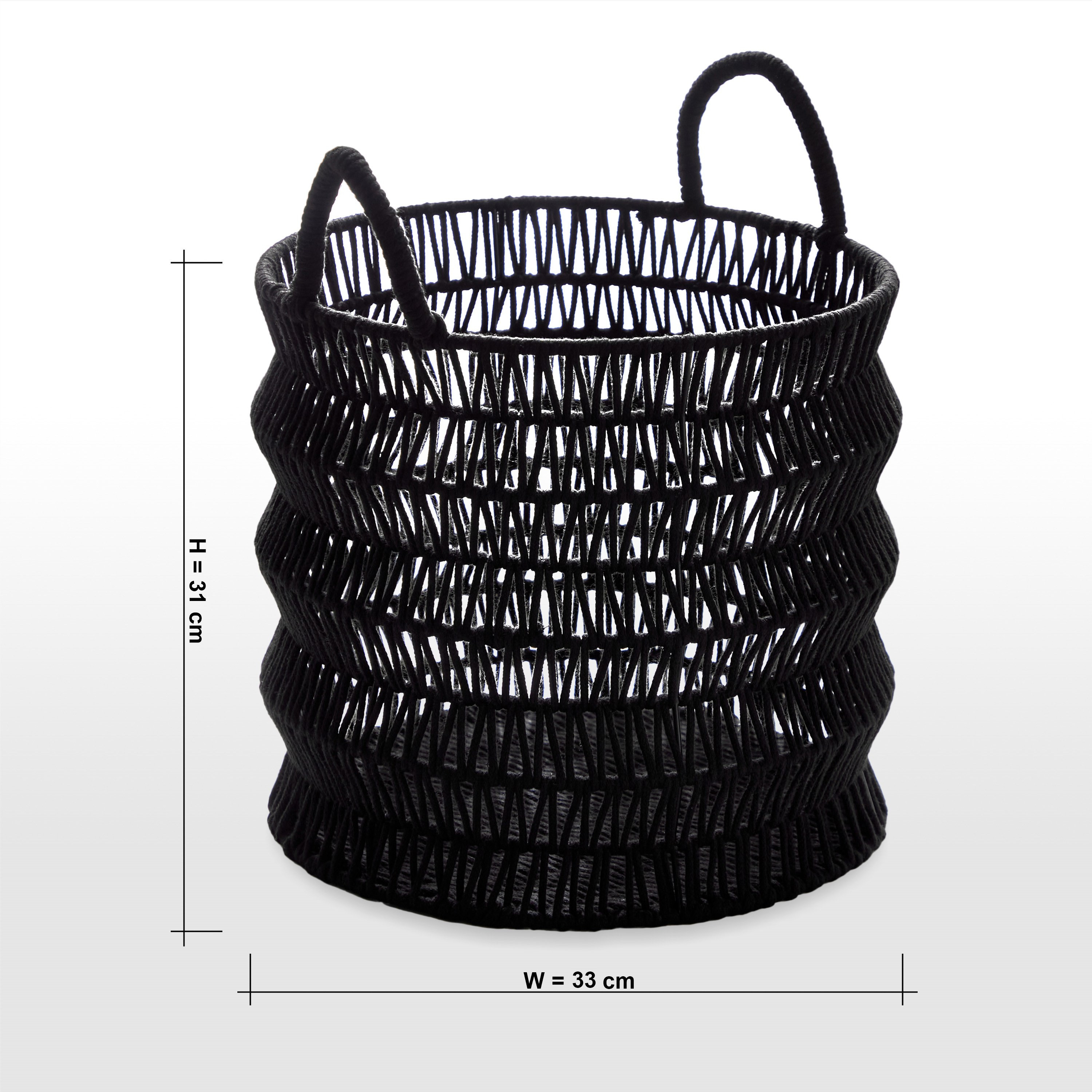Odette Storage Basket - 33x33x31 cm-household-storage-storagesolutions-storageboxesandbaskets-image-4