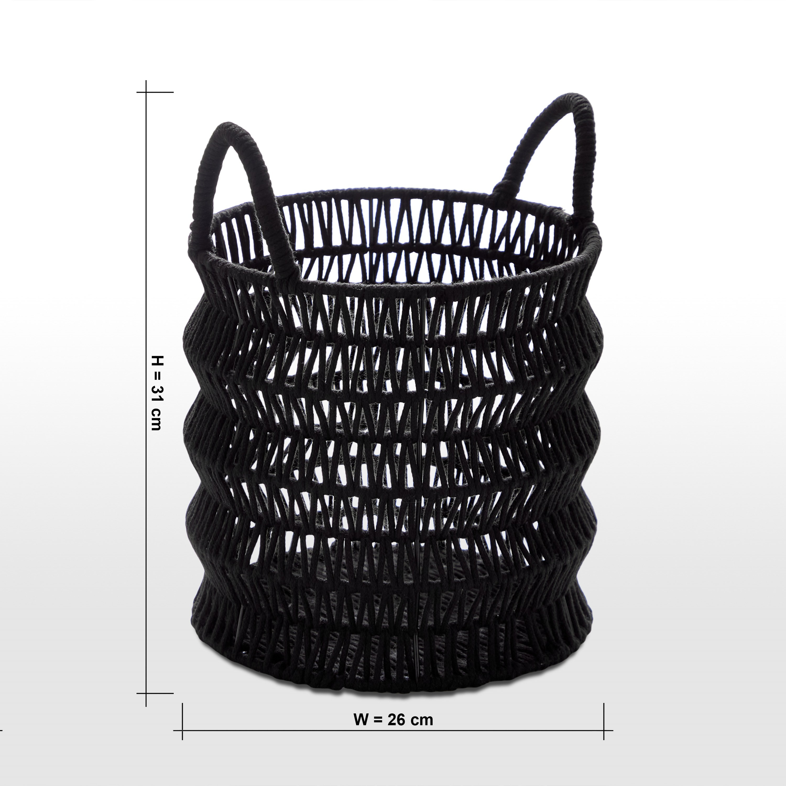 Odette Storage Basket - 26x26x31 cm-household-storage-storagesolutions-storageboxesandbaskets-image-4