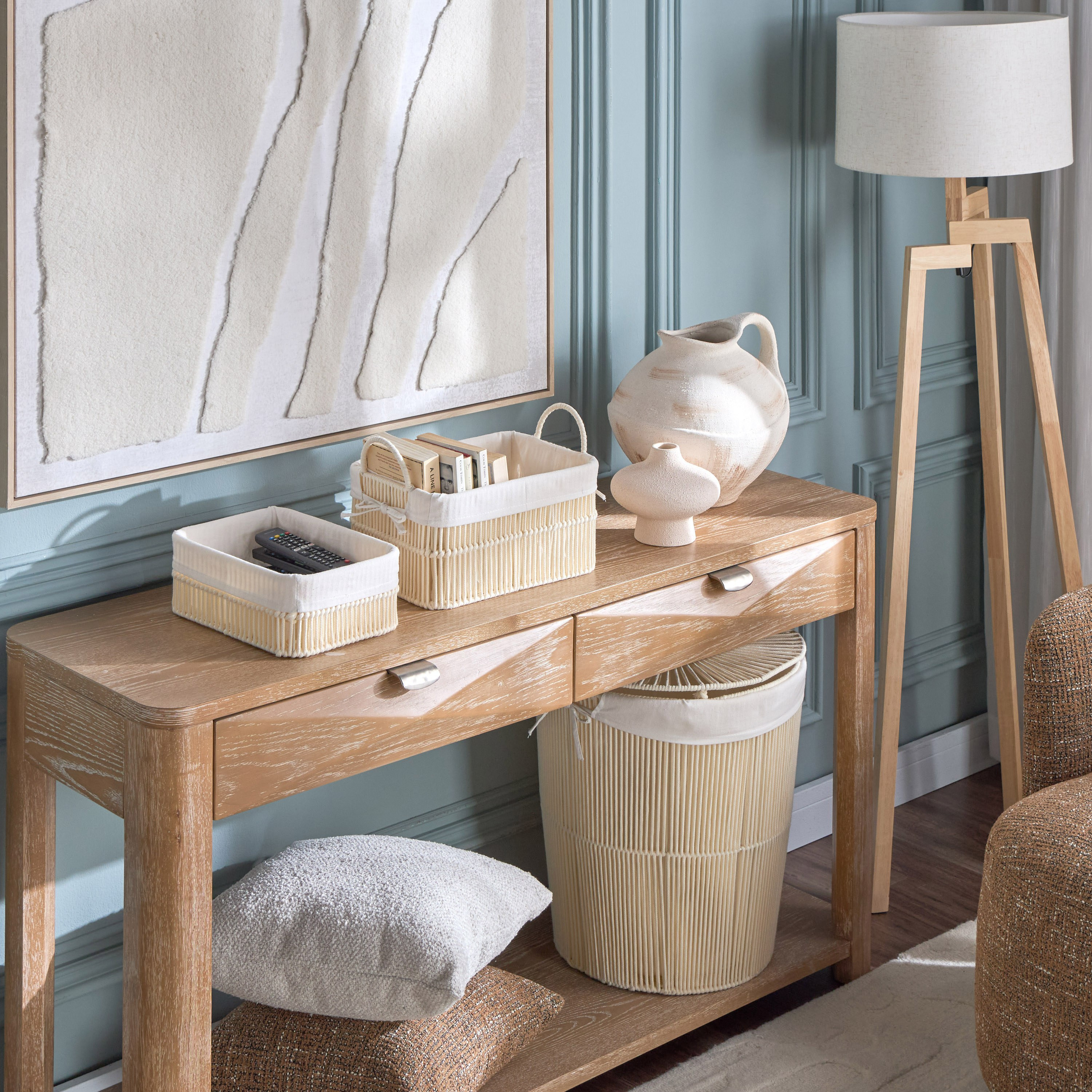 Melody Storage Basket - 32x22x16 cm-household-storage-storagesolutions-storageboxesandbaskets-image-3
