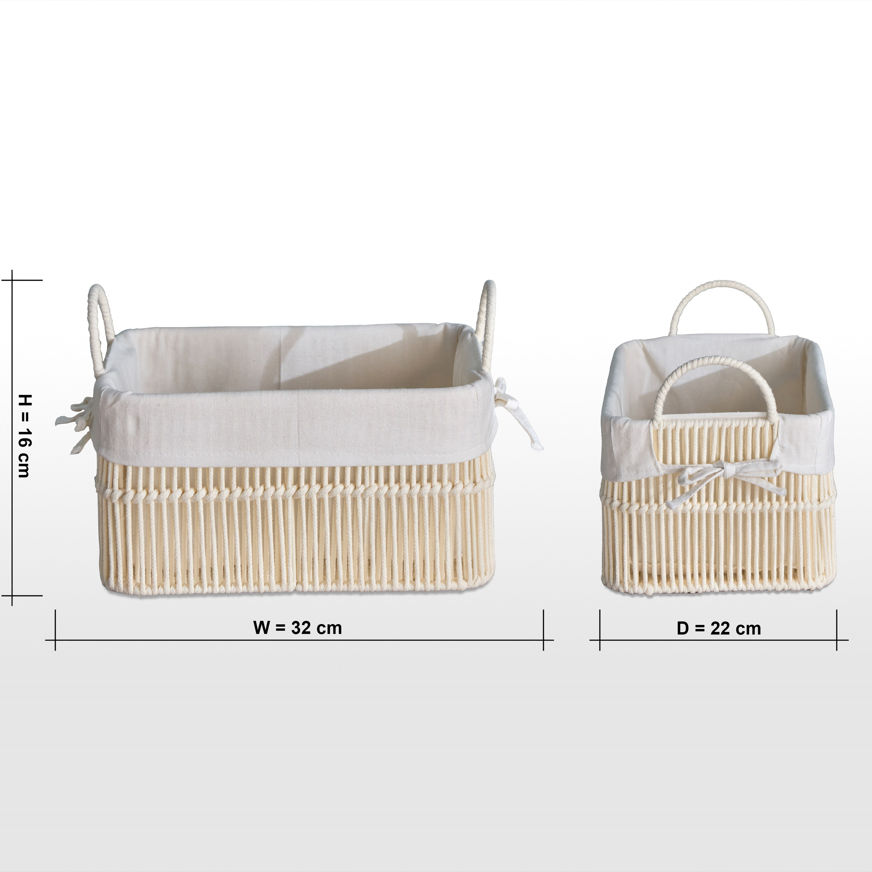 Melody Storage Basket - 32x22x16 cm-household-storage-storagesolutions-storageboxesandbaskets-image-4